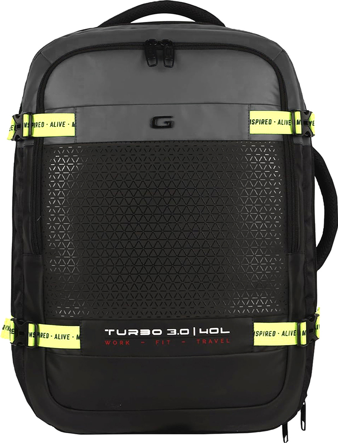 Gear Turbo 3 Travel LBP 40L with rain cover 40 L Laptop Backpack