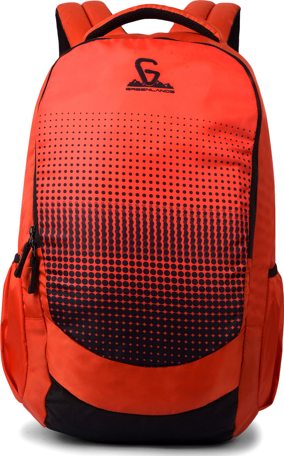 Image of GreenLands Large 33 L Laptop Backpack Zipster College, School, Office, Travel Bag (Black)