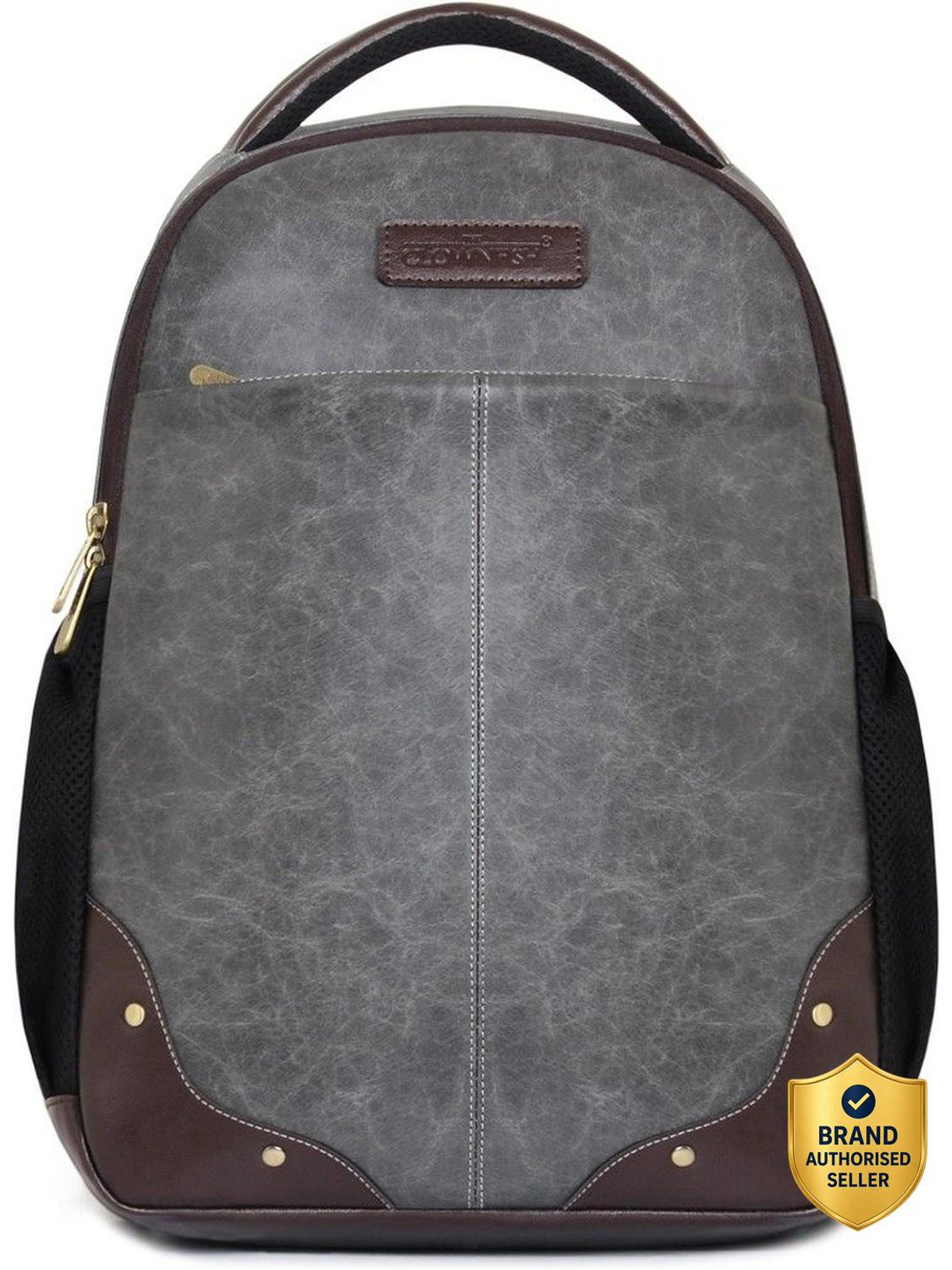 Image of PROTOUCH Medium 28 L Laptop Backpack Classic Leather Without Anti Theft (Black)