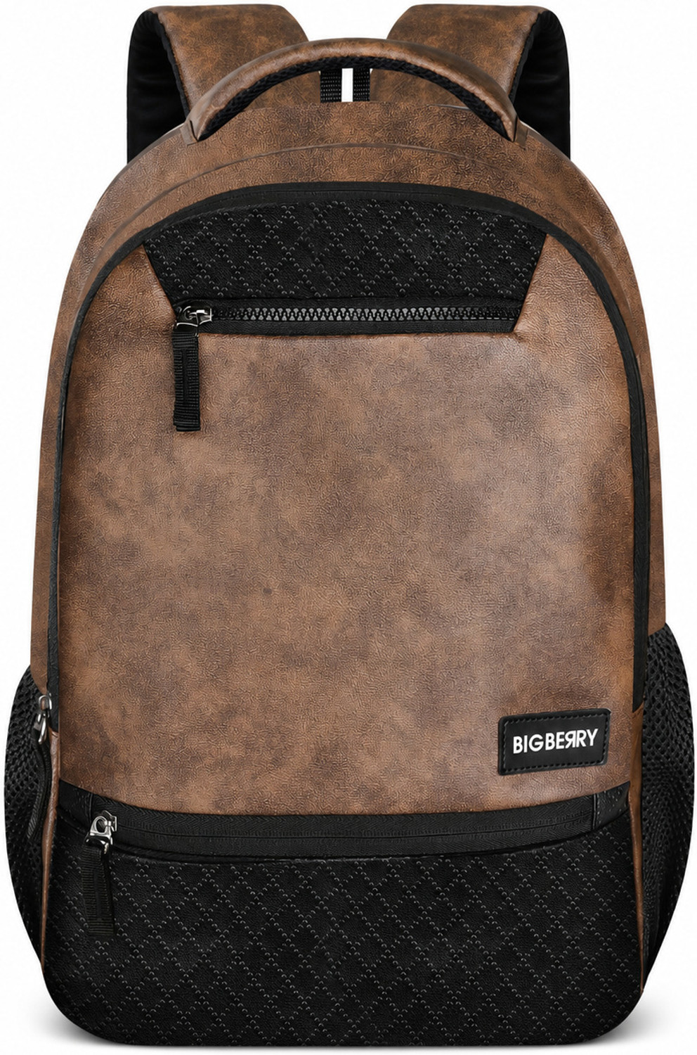 BIGBERRY NEWAGE CLASSIC 2.0 27L Brown Laptop Backpack - Image 6