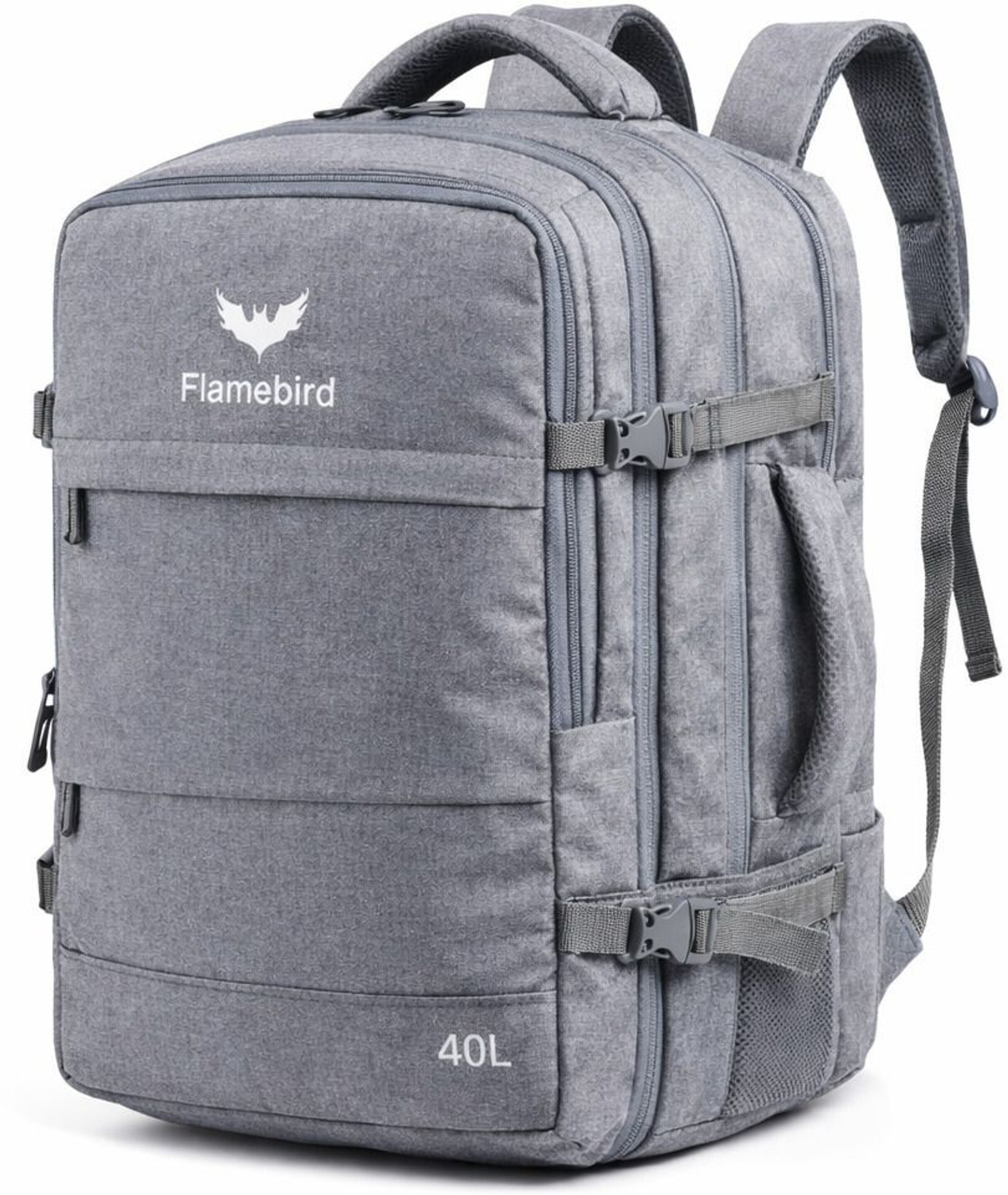Image of Flamebird Large 40 L Laptop Backpack URBAN PRO (Grey)