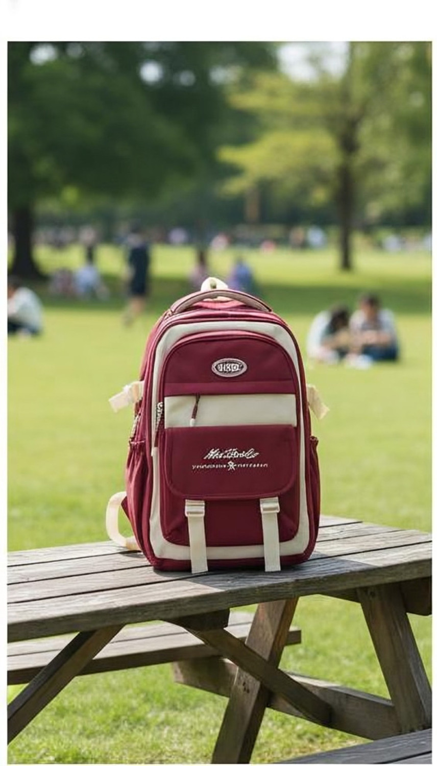 Image of INTOUCH Large 40 L Laptop Backpack Medium 30 L Laptop Backpack Bagpack school college, travel, office bag (Maroon)