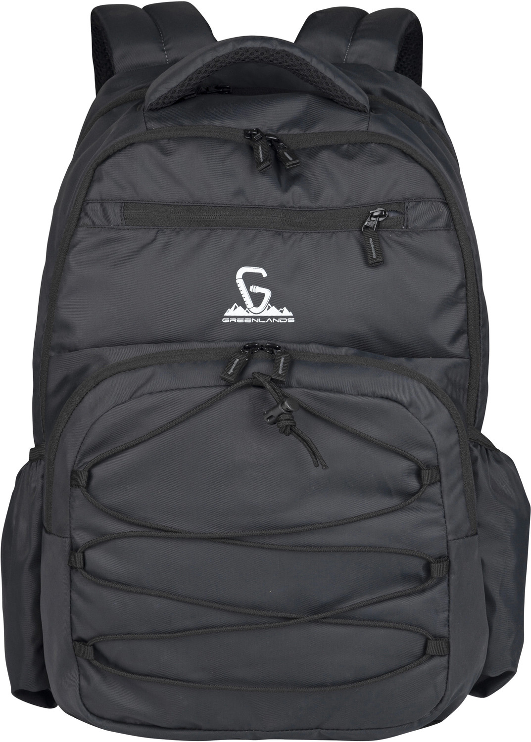 Image of GreenLands Large 33 L Laptop Backpack Zipster College, School, Office, Travel Bag (Black)