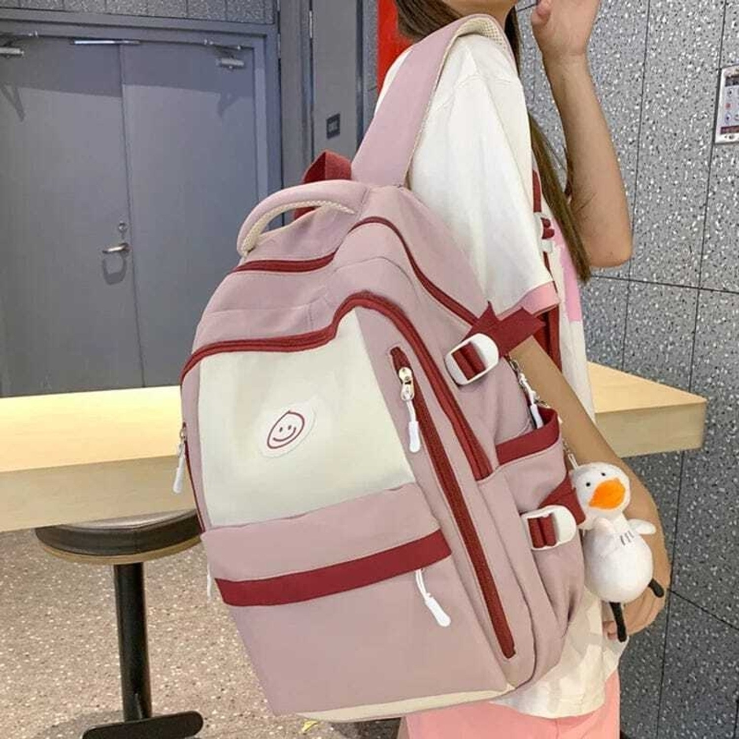 Image of INTOUCH Large 40 L Laptop Backpack Medium 30 L Laptop Backpack Bagpack school college, travel, office bag (Maroon)