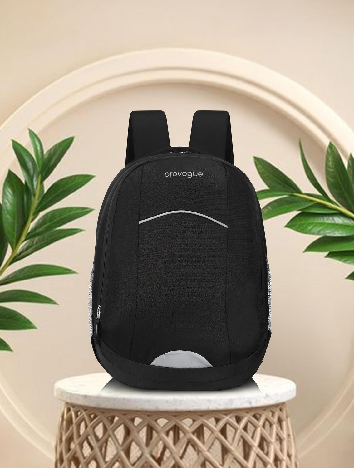 Image of PROVOGUE Large 32 L Laptop Backpack Unisex Casual Bag For Travel / School /Collage / Office (Grey, Black)
