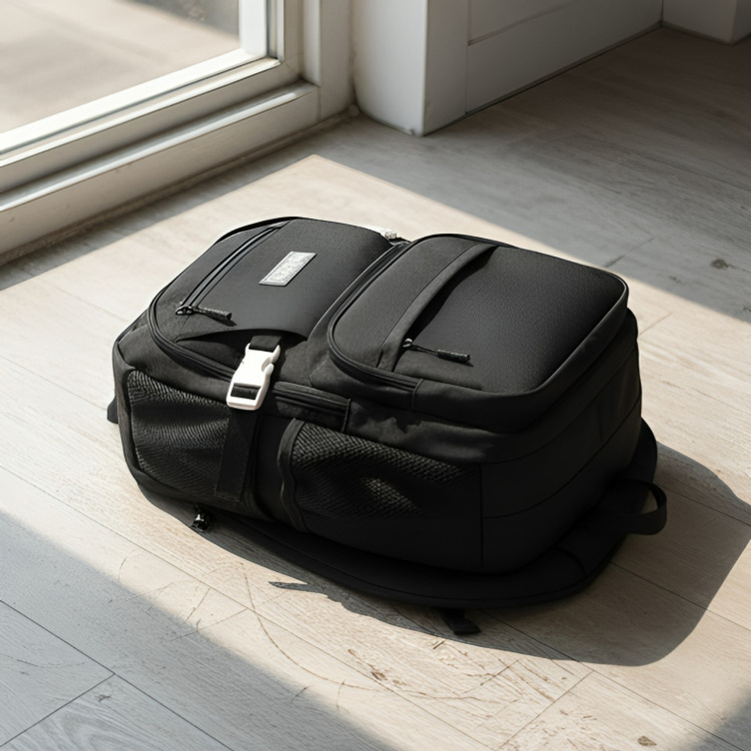 Image of Ayesha Collection Large 40 L Laptop Backpack Unisex Classic Bagpack For Daily Use (Black)