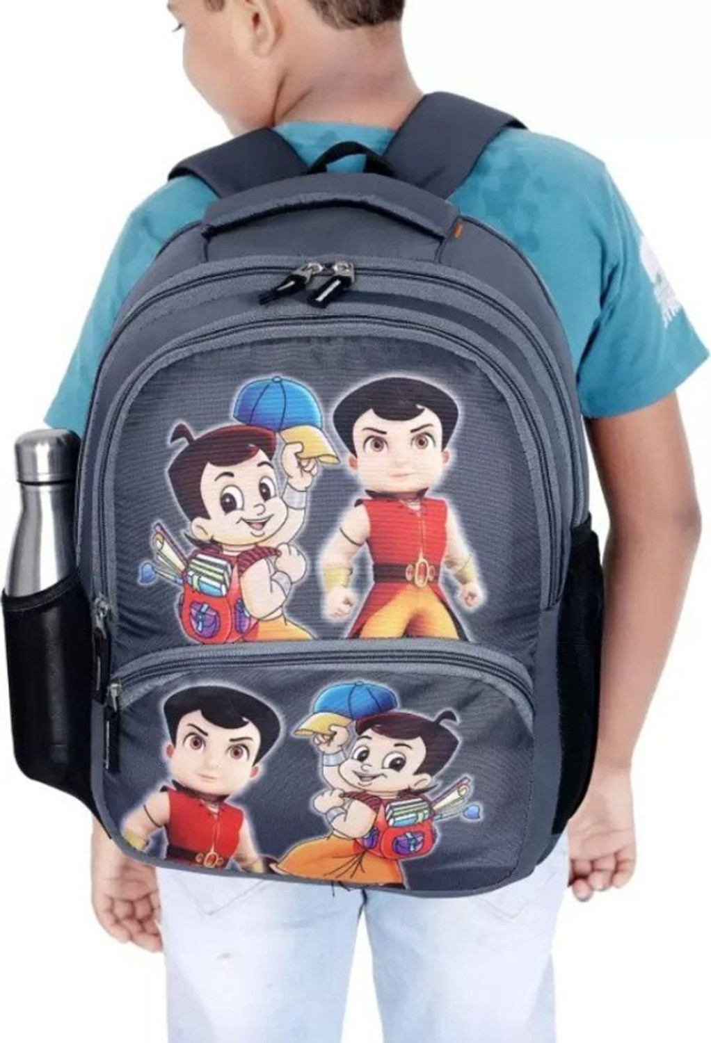 Image of GreenLands Large 33 L Laptop Backpack Zipster College, School, Office, Travel Bag (Black)
