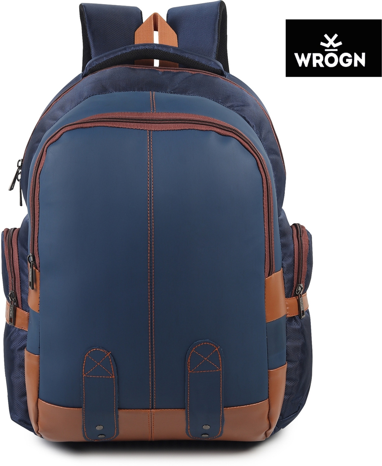 Image of WROGN Large 45 L Laptop Backpack Multi-Use Water-Resistant Backpack for Daily Use College Office Study and Travel (Blue)