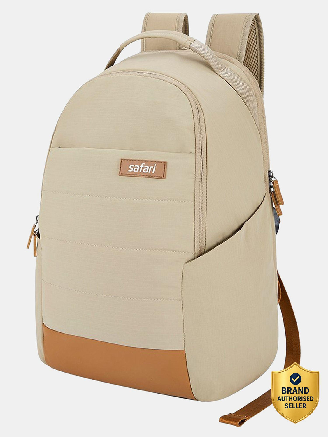 SAFARI Dormio 24L Laptop Backpack Beige - Image 6
