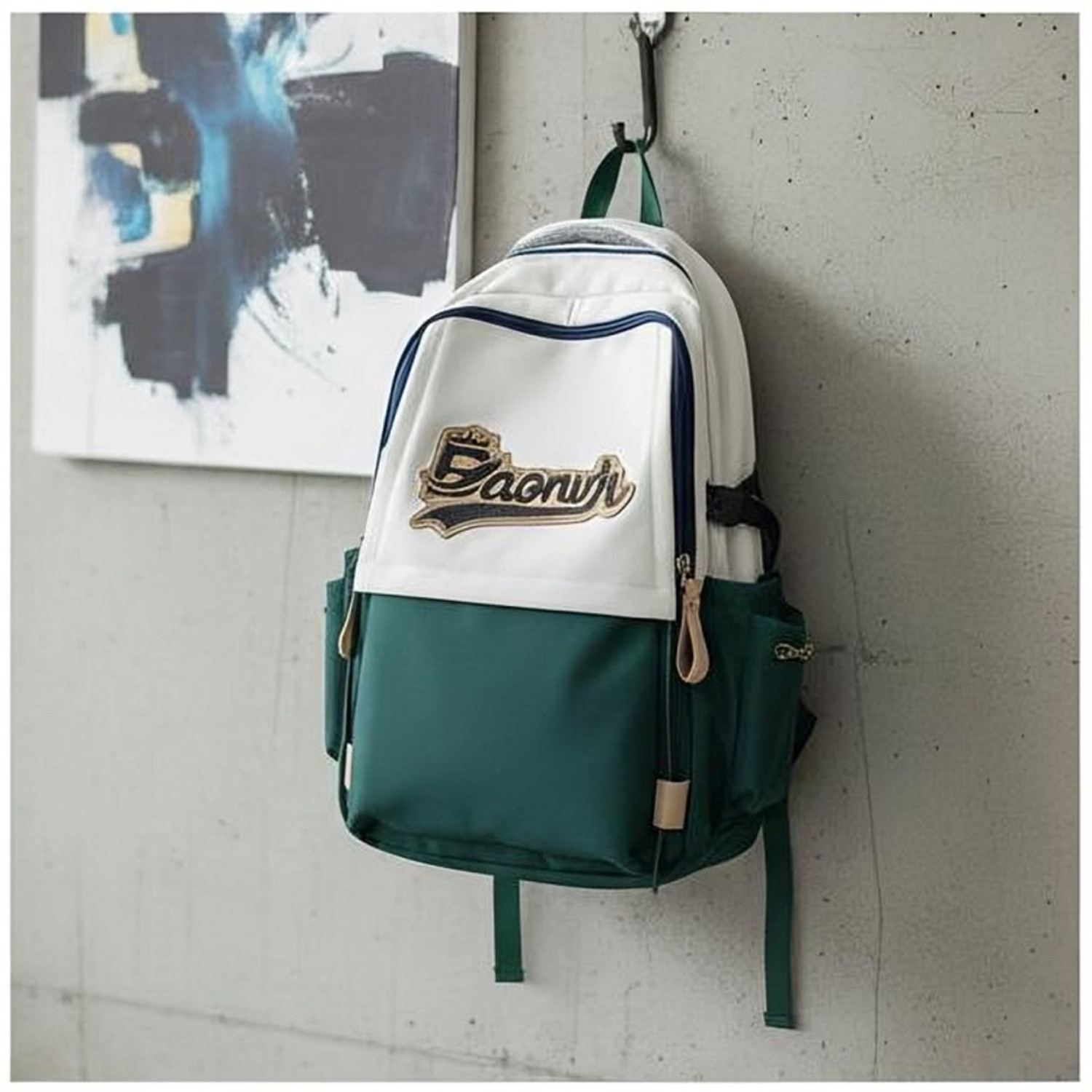 Image of Highness Large 40 L Laptop Backpack Laptop Backpack Laptop Medium Waterproof Schoo /College Bag (Green)