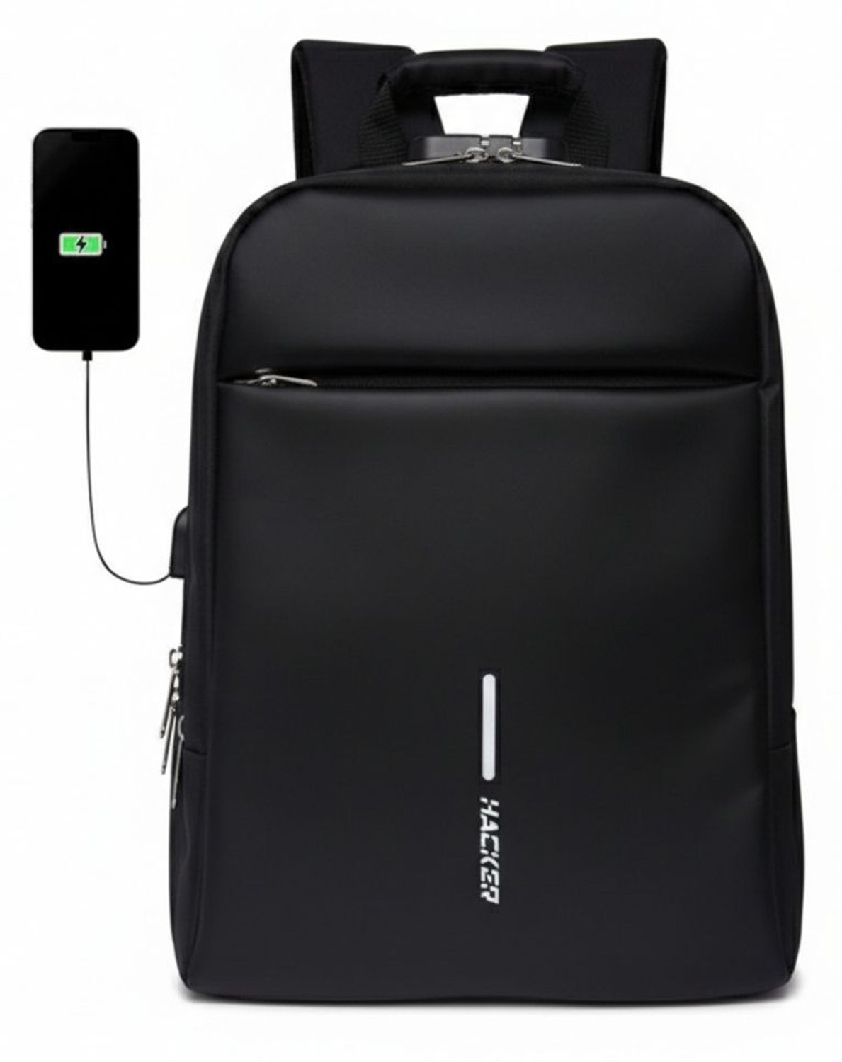 Hacker 50L Laptop Backpack with USB Charging - Image 5