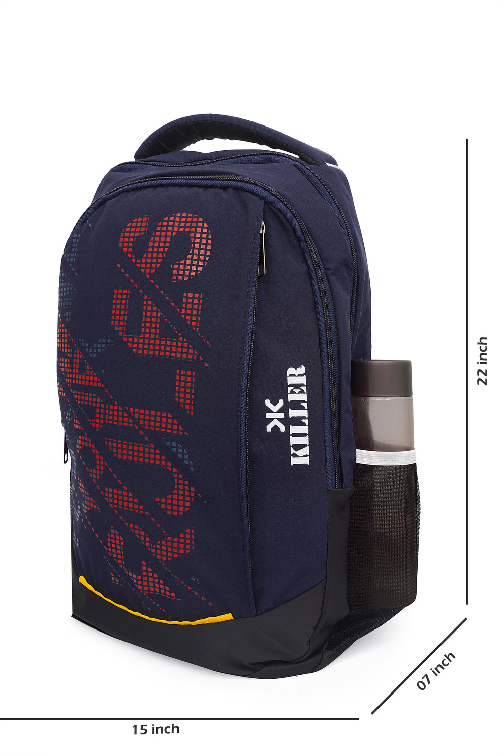 Image of KILLER Medium 30 L Laptop Backpack unisex Spacy and reflective strip (Blue)