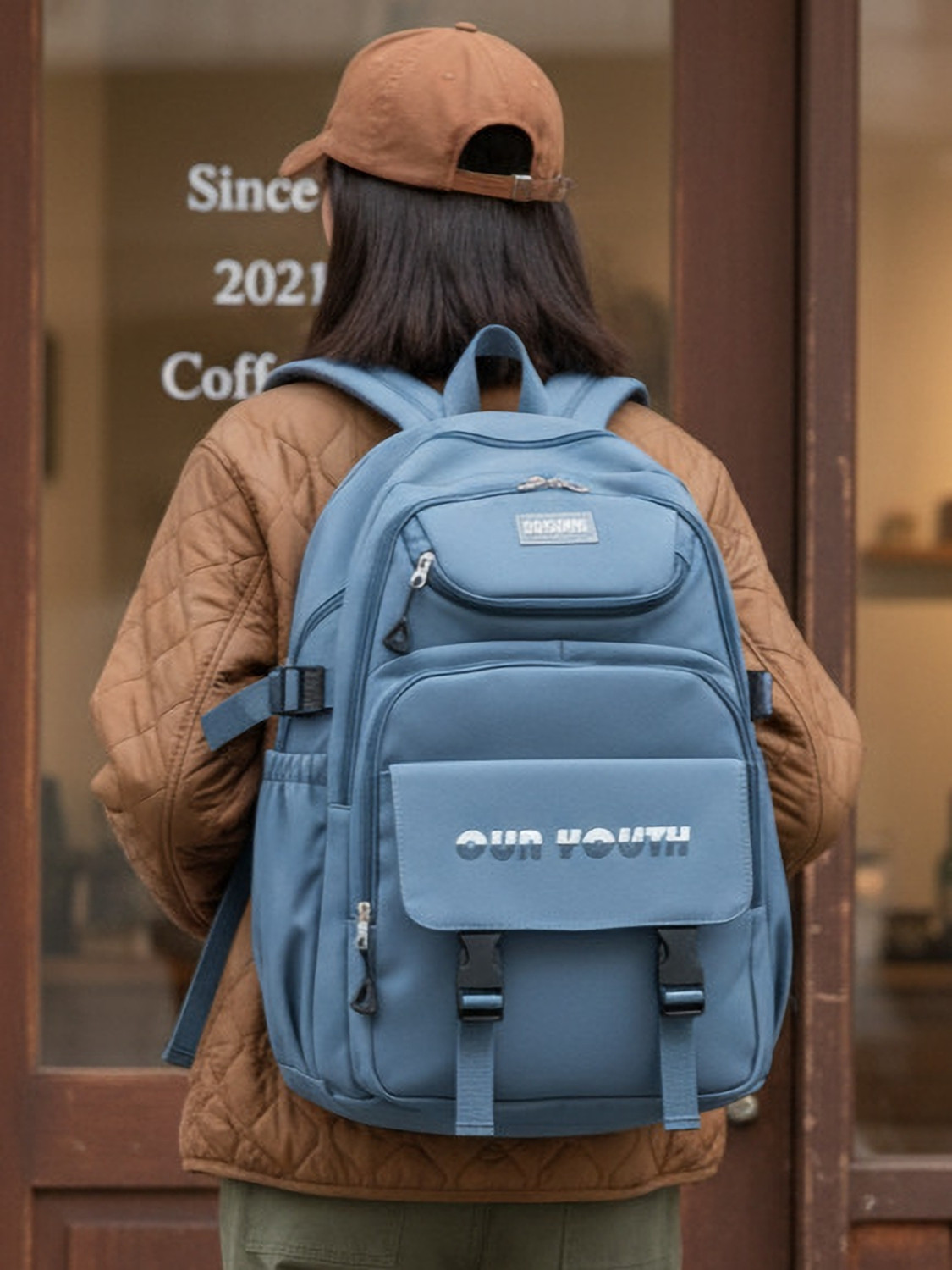 Image of TRIP Large 40 L Laptop Backpack Korean backpack (Pink)