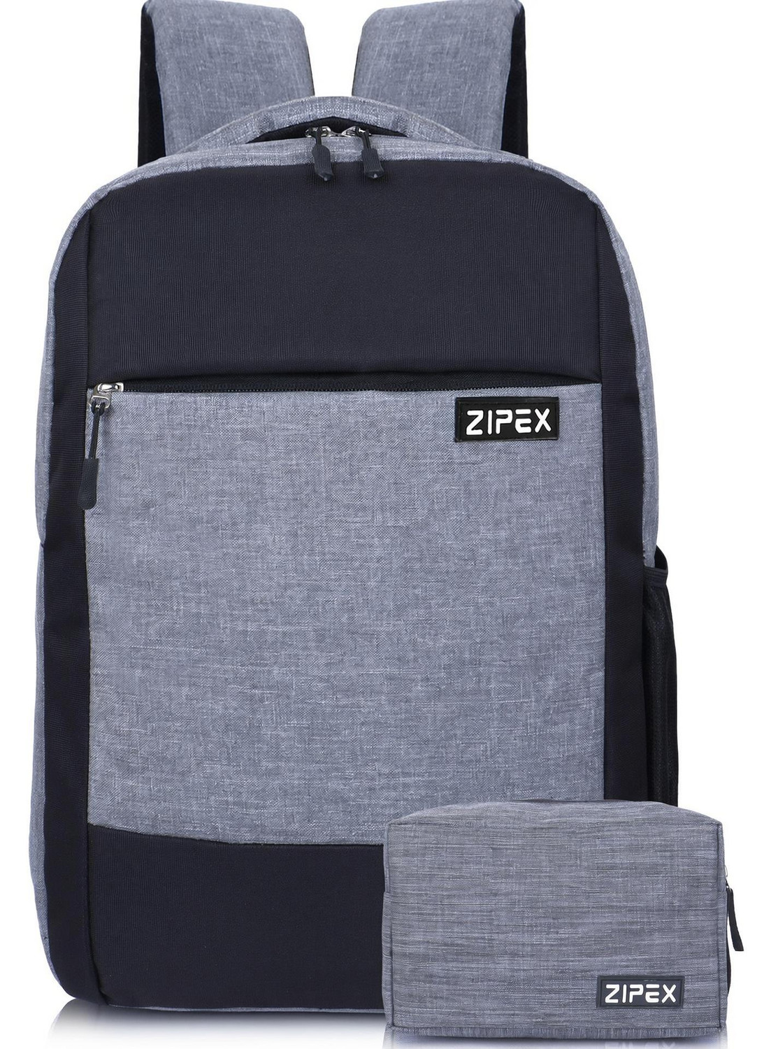 Image of ZIPEX Medium 23 L Laptop Backpack | MAJOR Smart Bag with Charger Pouch | Office Bag | College Bag | Unisex (Grey, Black)