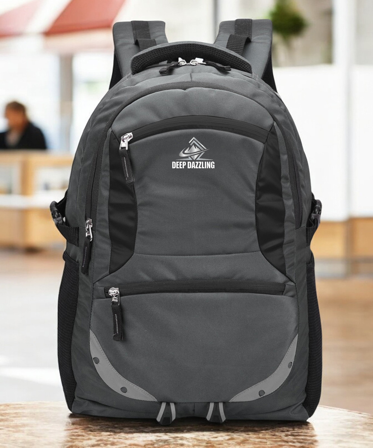 Image of DEEP DAZZLING 27.5 L Laptop Backpack Unisex Spacy School Collage And Office Bag VALEX (Black)