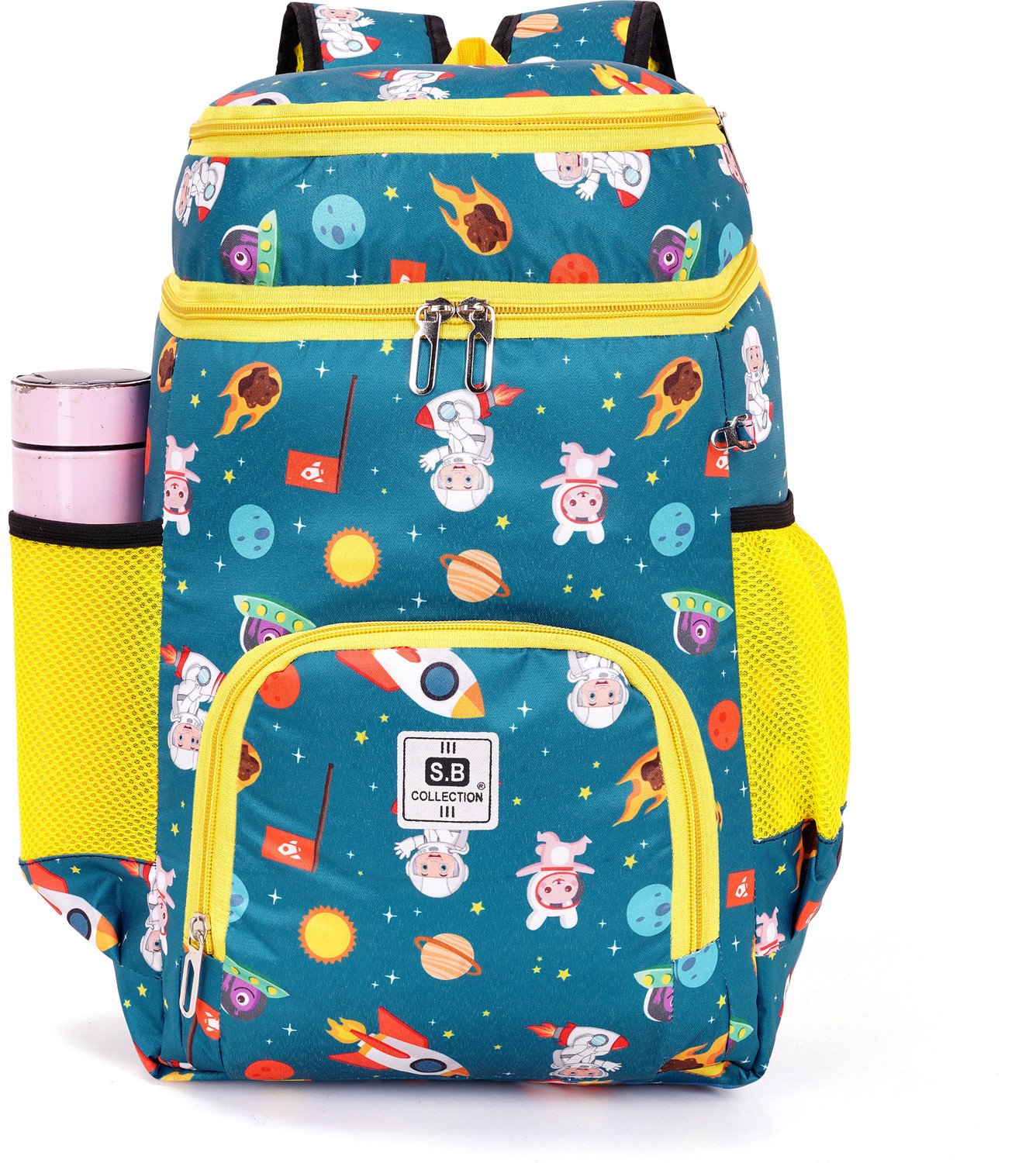 Image of ONEGO Fancy Backpack Nursery LKG UKG Preschool Class 1 Kids Tuition Picnic Waterproof School Bag (Blue, 20 L)