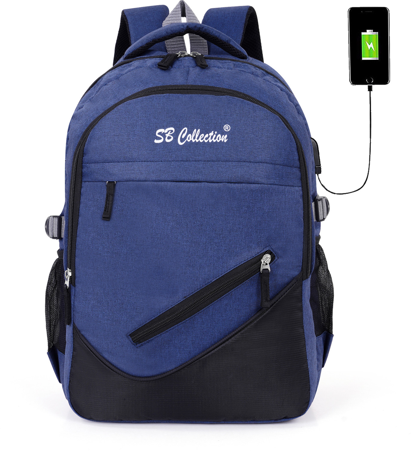 Image of WROGN Large 32 L Laptop Backpack Reverse Stylish Laptop Backpack (Black, Red)