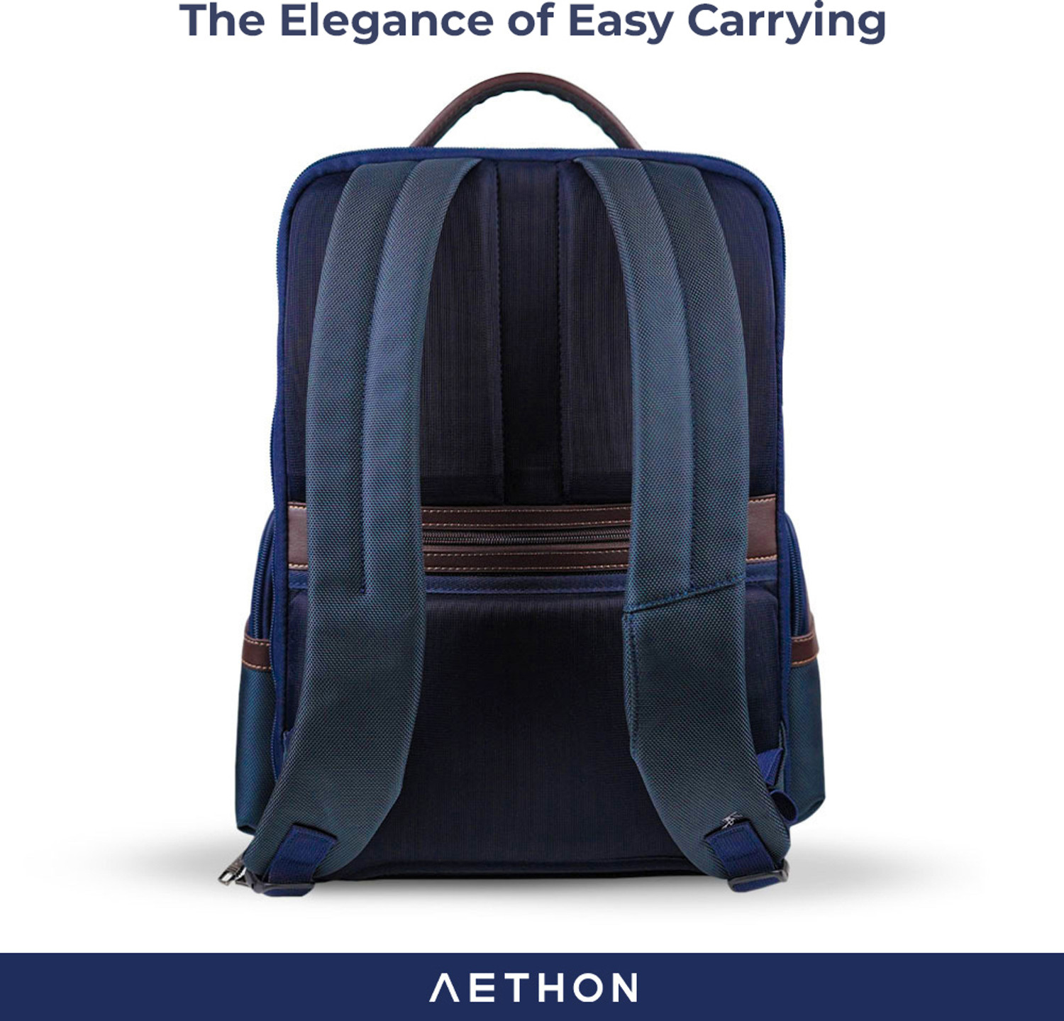 Image of Aethon Large 34 L Laptop Backpack with Compartment, Water-Resistant, and Multiple Pockets For Business, and more (Brown)