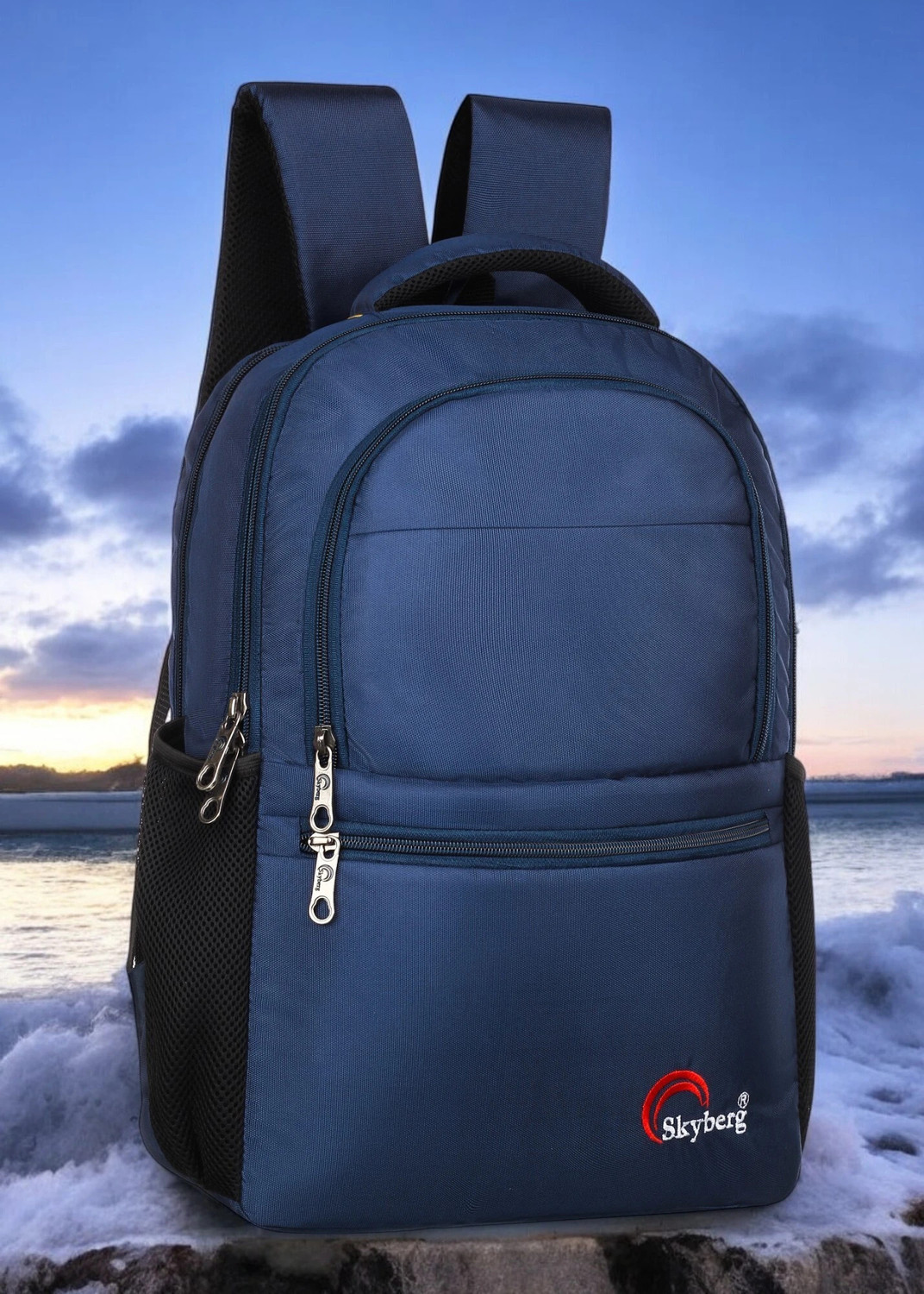 Image of Skyberg Large 40 L Laptop Backpack 40L Backpack for Travel, School, Office, College with Laptop Compartment (Black)