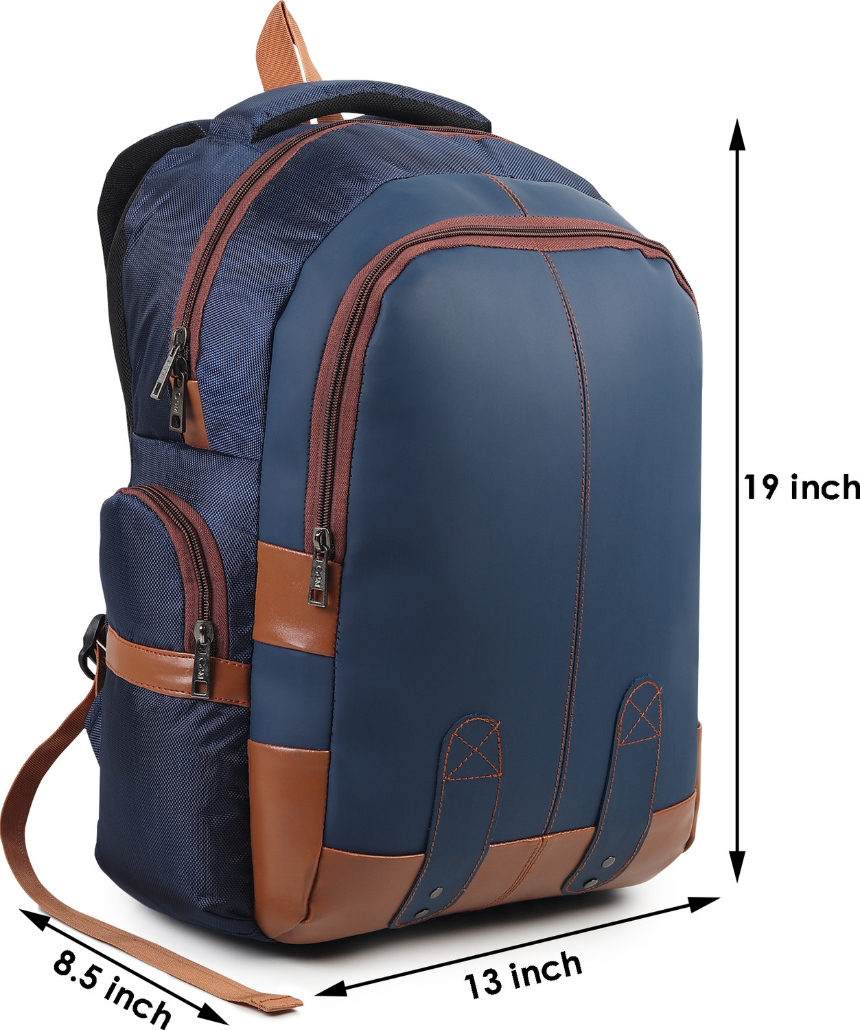 Image of WROGN Large 45 L Laptop Backpack Multi-Use Water-Resistant Backpack for Daily Use College Office Study and Travel (Blue)