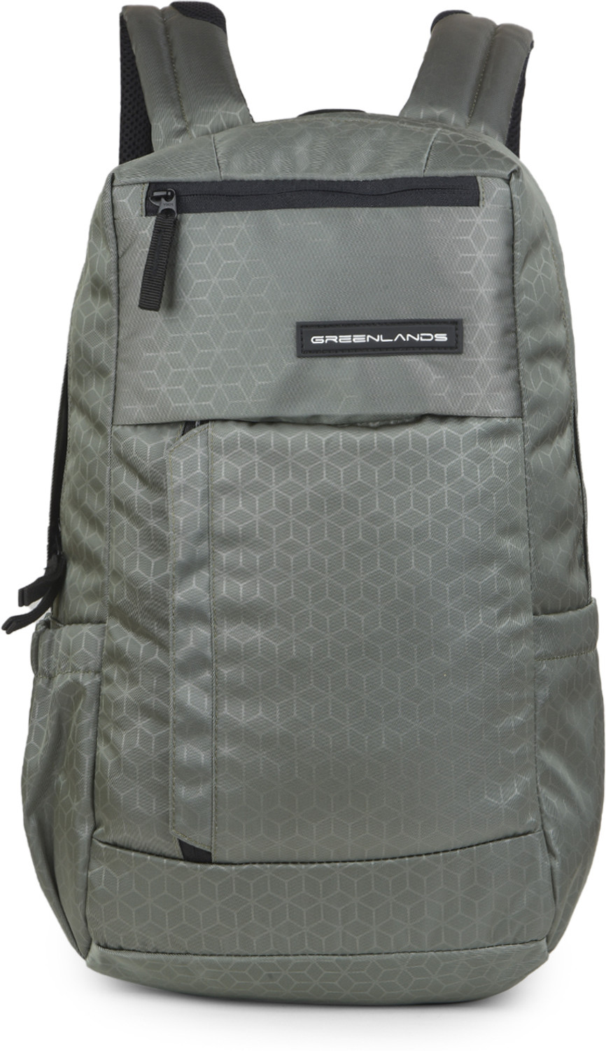 Image of GreenLands Large 33 L Laptop Backpack Zipster College, School, Office, Travel Bag (Black)