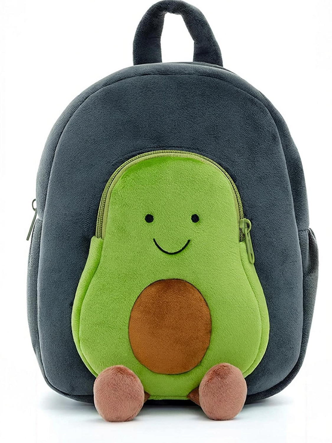 HappyChild Plush Animal Cartoon Mini Backpack Little For Kids 1-6 Years 10 L Backpack AVOCADO - Price in India | Flipkart.com