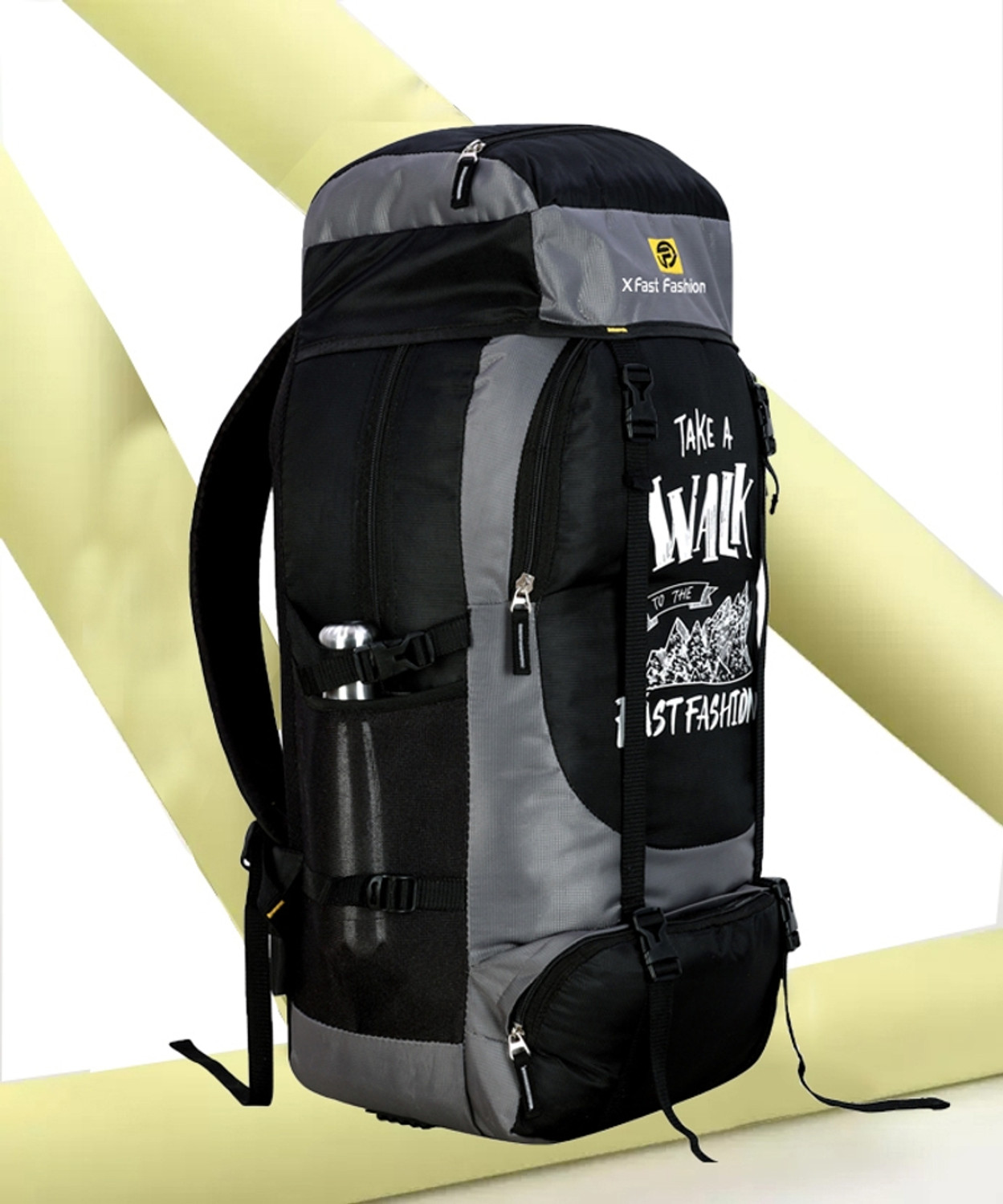 Image of AH Arctic Hunter Large 45 L Backpack 45L Trolley Backpack, 4 * 360 deg Wheeled 15.6 inch Laptop Backpack for Travel, Office, Carry on Trolley Luggage Suitcase Compact Business, Travelling for Men and Women (Black) (Black)