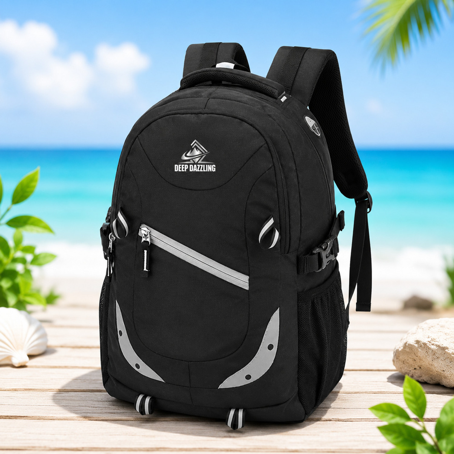 Image of DEEP DAZZLING 27.5 L Laptop Backpack Unisex Spacy School Collage And Office Bag VALEX (Black)