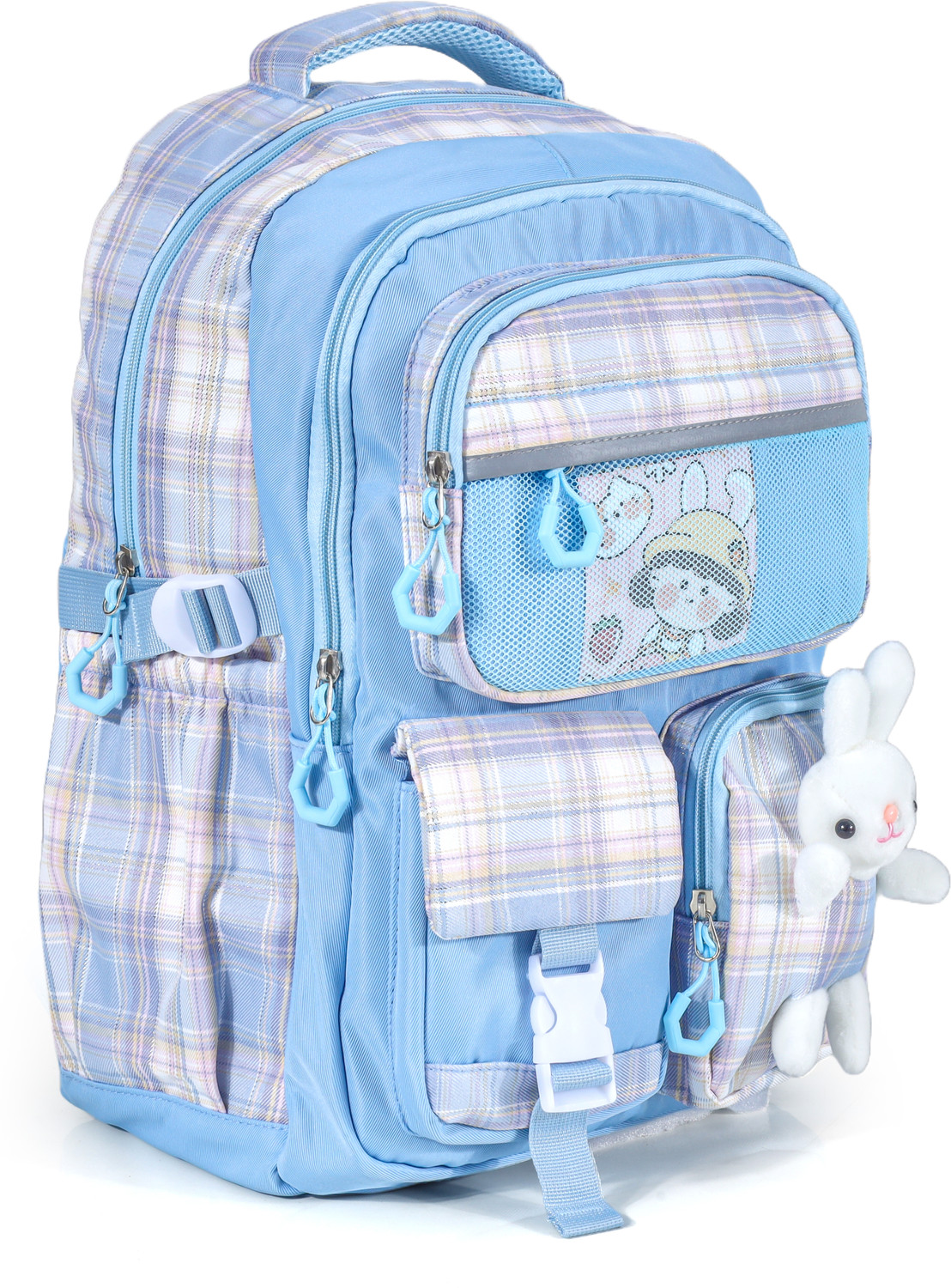 Image of 3D METRO SUPER STORE Medium 30 L Laptop Backpack 1710 BLUE BagSchool Bags Travel Bag, Picnic Bag 3 (Blue)