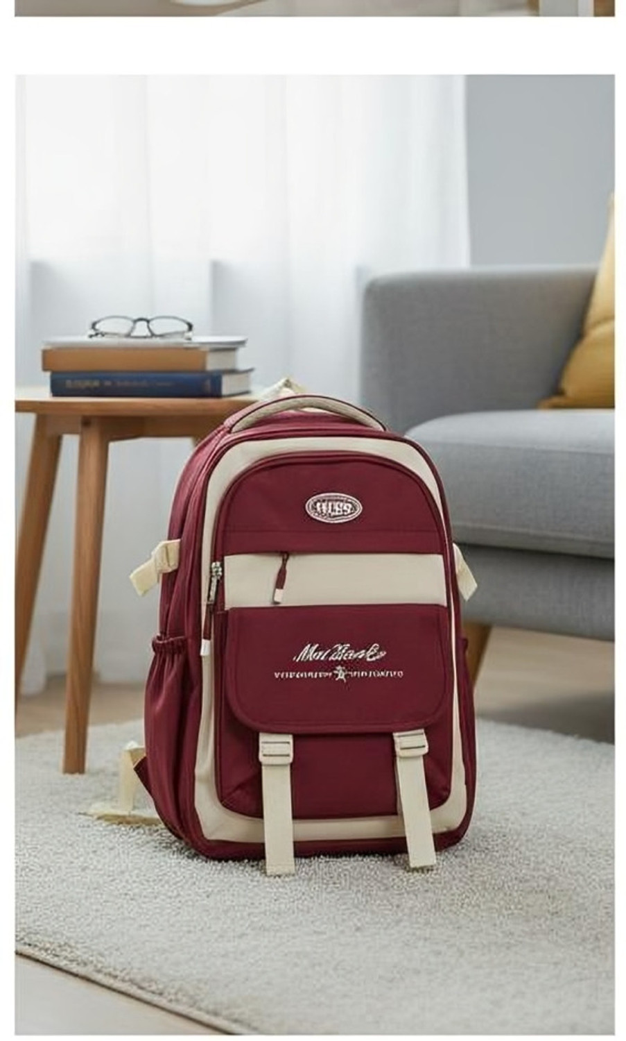 Image of INTOUCH Large 40 L Laptop Backpack Medium 30 L Laptop Backpack Bagpack school college, travel, office bag (Maroon)