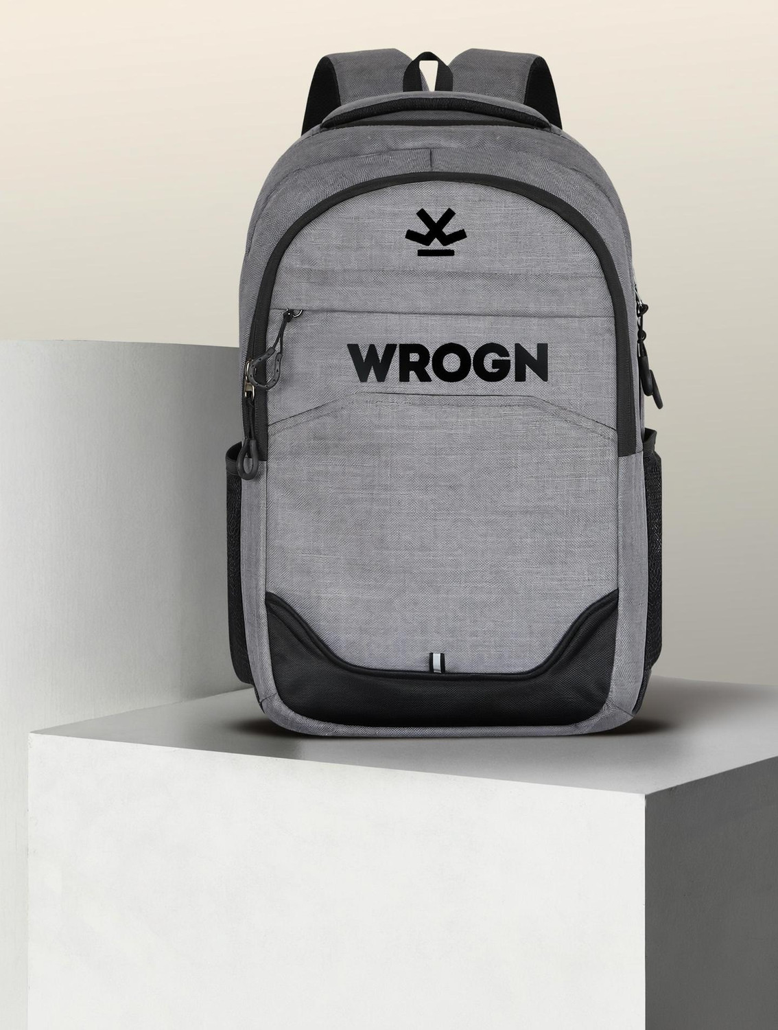 Image of WROGN Large 32 L Laptop Backpack Reverse Stylish Laptop Backpack (Black, Red)