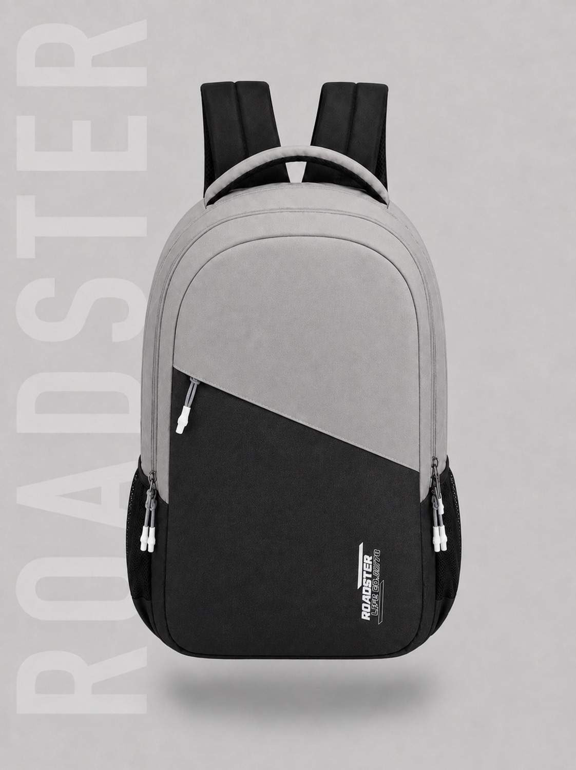 Roadster Large Historage Travel / Office / school 35 L Backpack Grey & Black -...