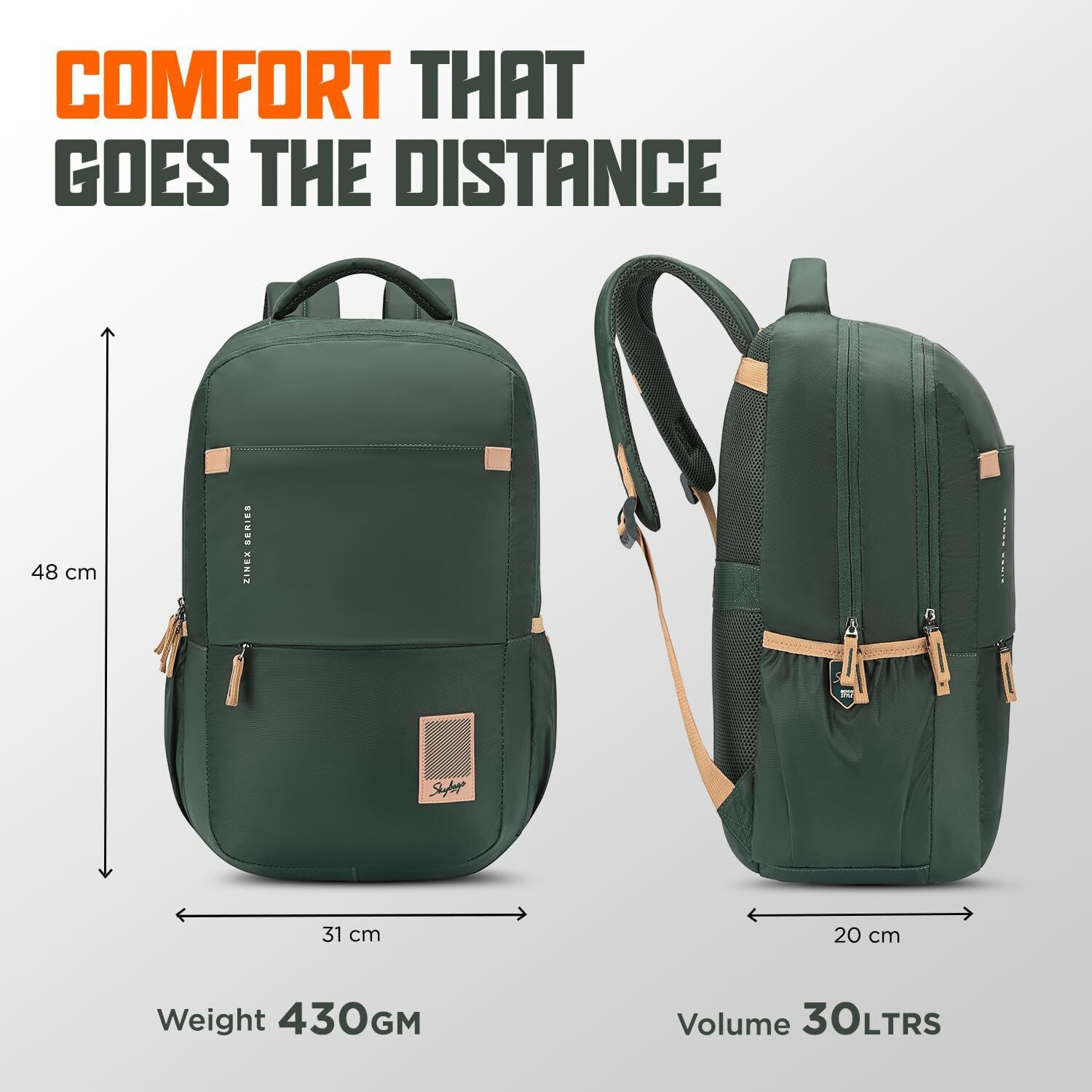 Image of SKYBAGS Large 35 L Laptop Backpack AMIGO V2 LP BP (Multicolor)