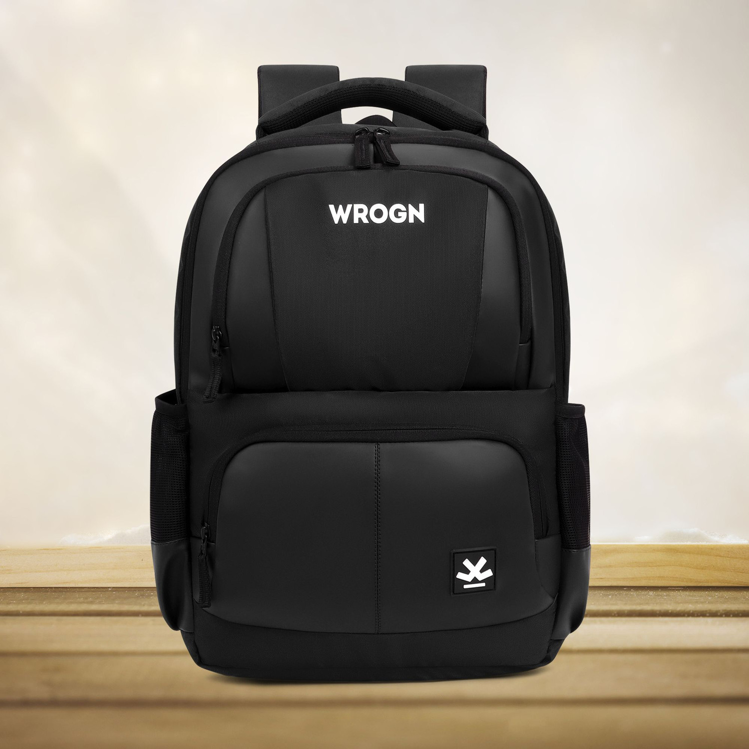 Image of WROGN Large 32 L Laptop Backpack Reverse Stylish Laptop Backpack (Black, Red)