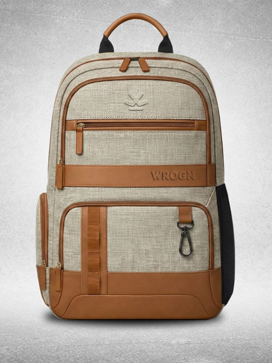 WROGN Urban Heritage Pro Laptop Backpack 40L Beige - Image 1