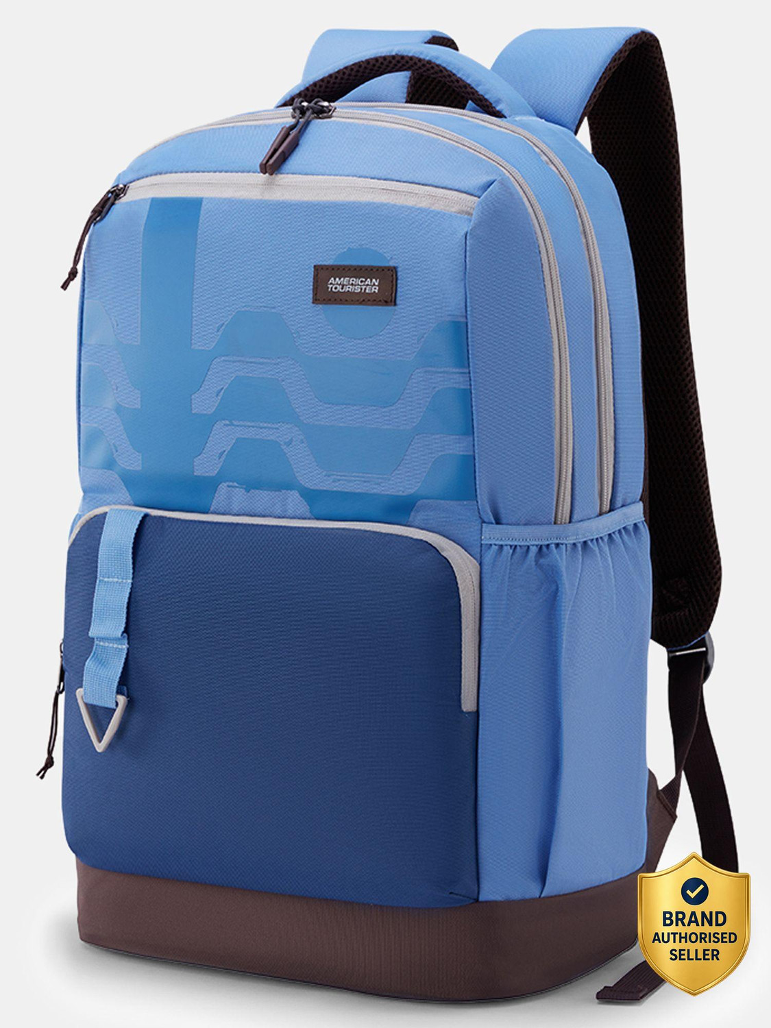 Image of AMERICAN TOURISTER Large 35 L Laptop Backpack Laptop backpack with 17 inch Laptop compartment for Office,college for men & women (Blue)