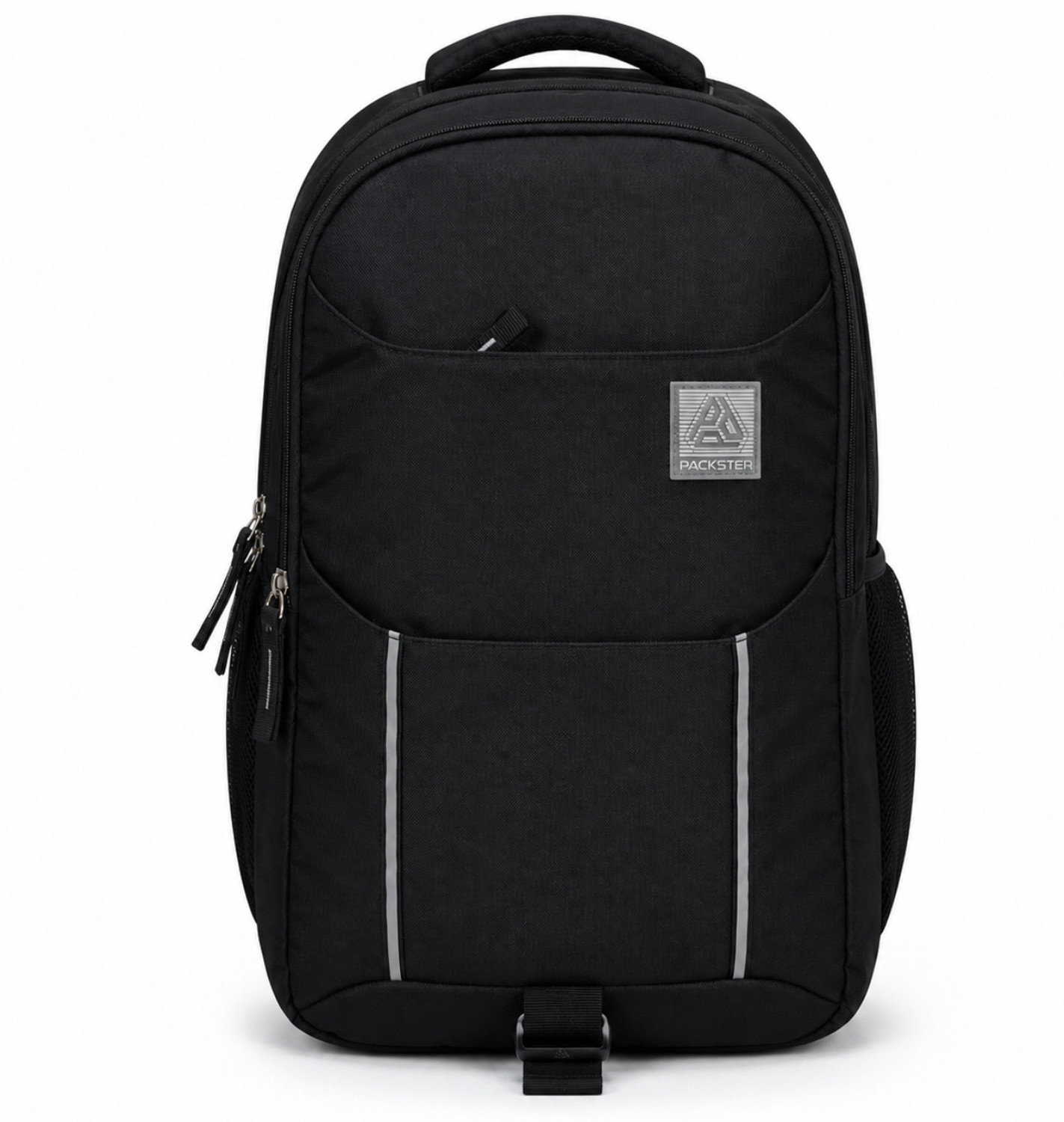 Image of REDHORNS Medium 30 L Laptop Backpack School Backpack with 15.6inch Laptop Holder and waterproof material For unisex (Black)