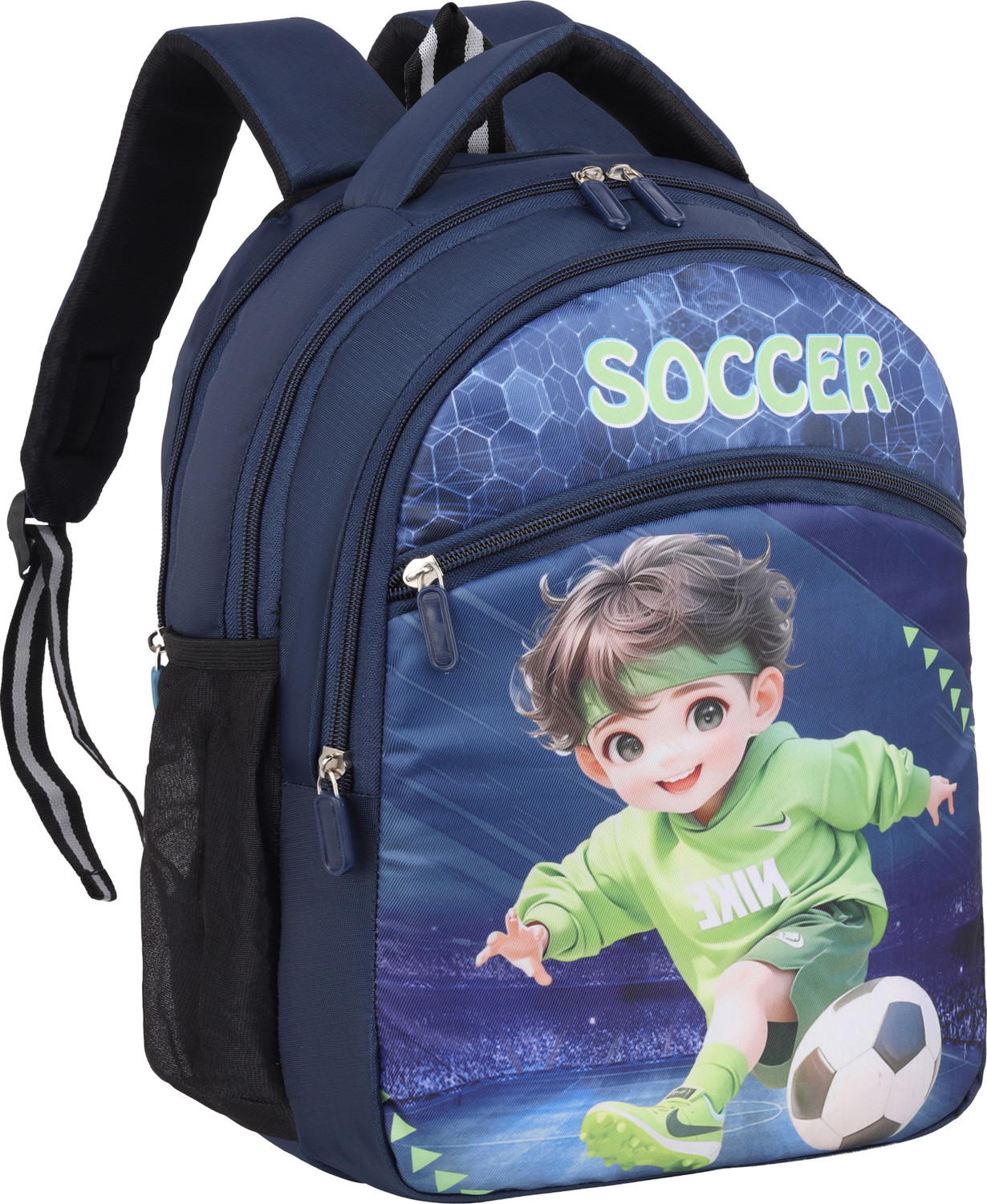 Image of jir fashion Medium 22 L Waterproof Bag 4-9 Years Waterproof School Bag (Black, 22 L)