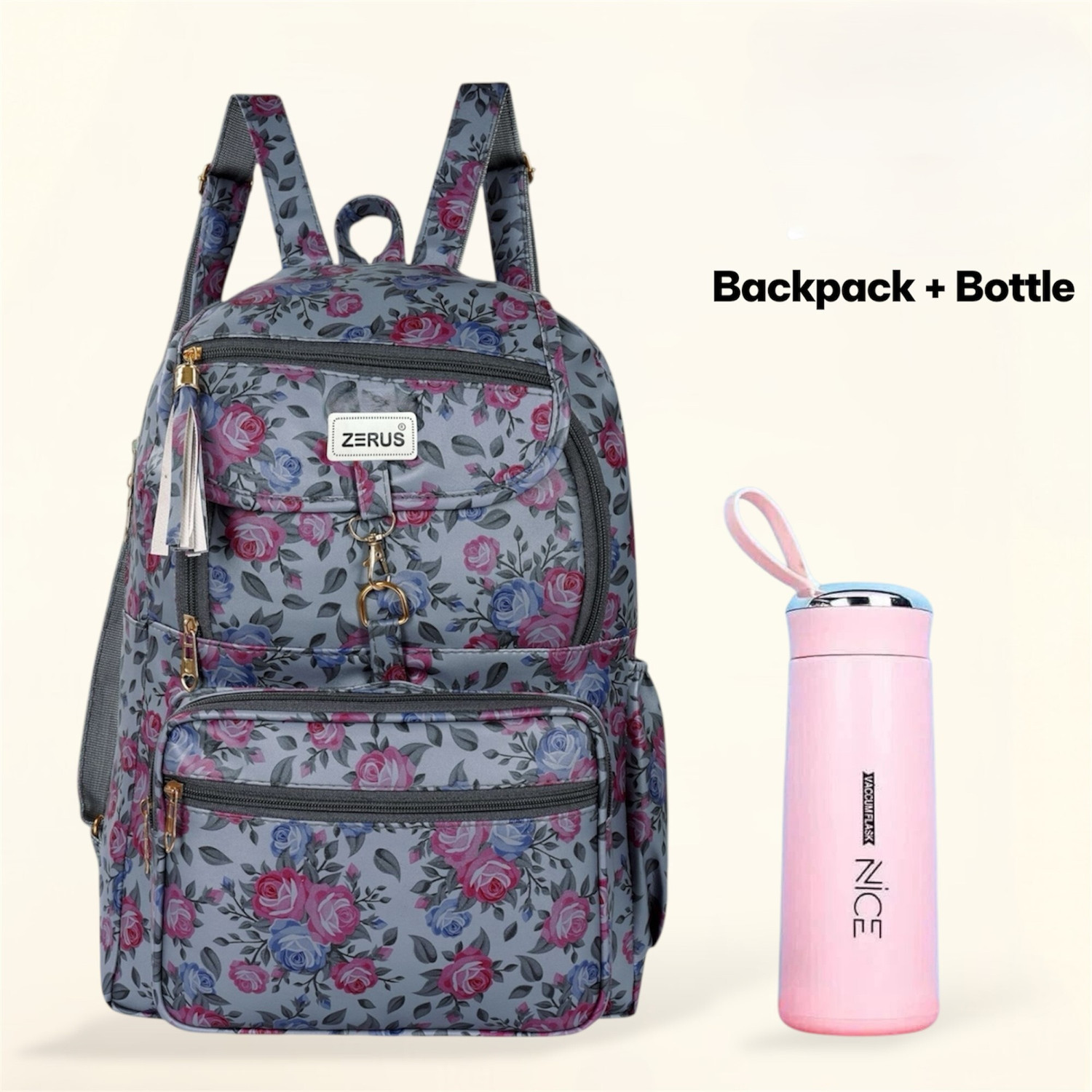 Image of Shishtha Medium 30 L Backpack 001 PNJAPNK -1 19 (Pink)