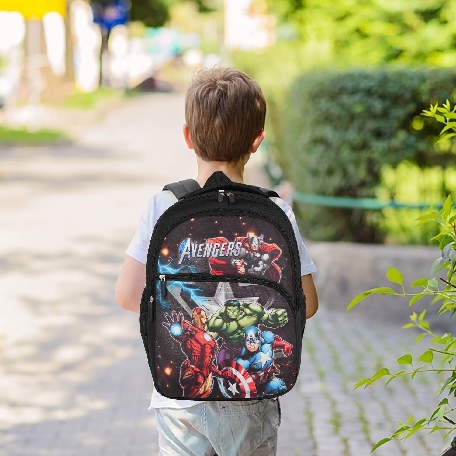 Image of jir fashion Medium 22 L Waterproof Bag 4-9 Years Waterproof School Bag (Black, 22 L)
