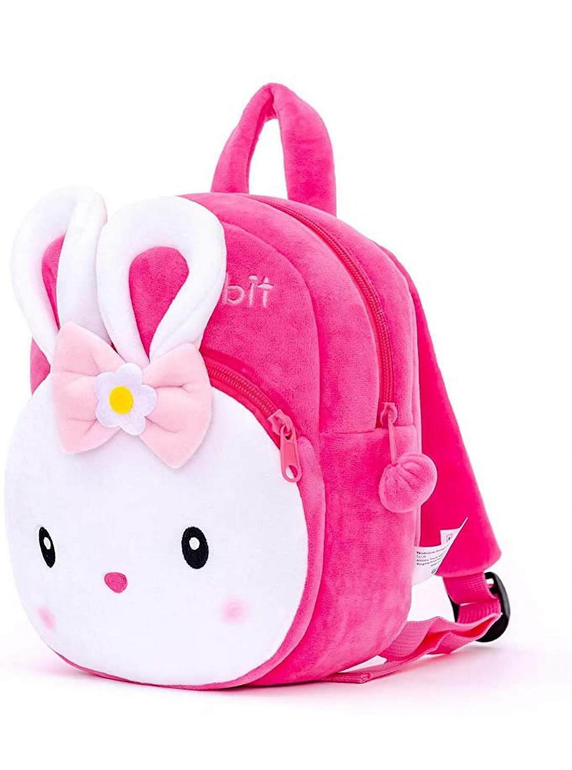 Flipkart.com | HappyChild Premium Quality Soft Hot ( PINK KONGGI RABBIT ) for Kids,Children,Nursery &amp; Plush Bag Pink Color School Bag - School Bag
