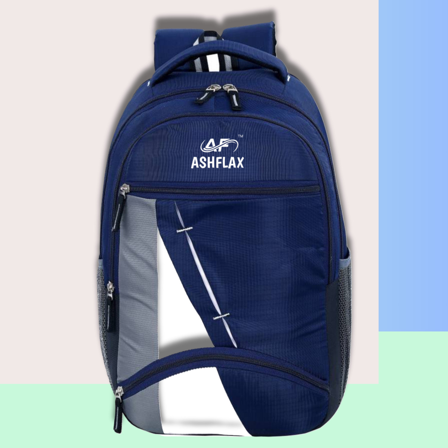 Image of ANSHUBGS Medium 24 L Laptop Backpack New teal blue stylish bags (Multicolor)