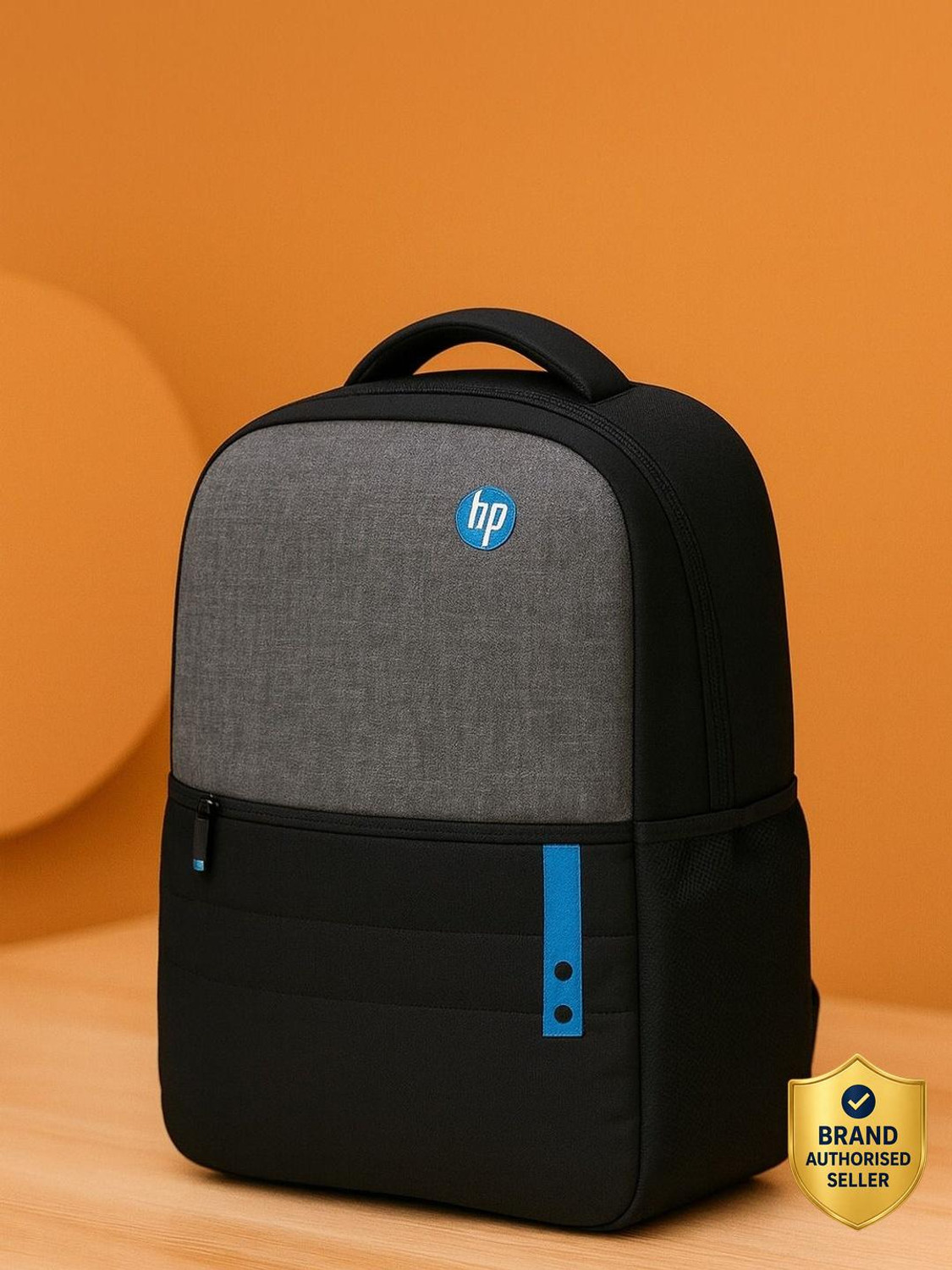 Image of HP Travel / School /Collage / Office And Multipurpose Bag Waterproof Backpack (Grey, Black, 30 L)