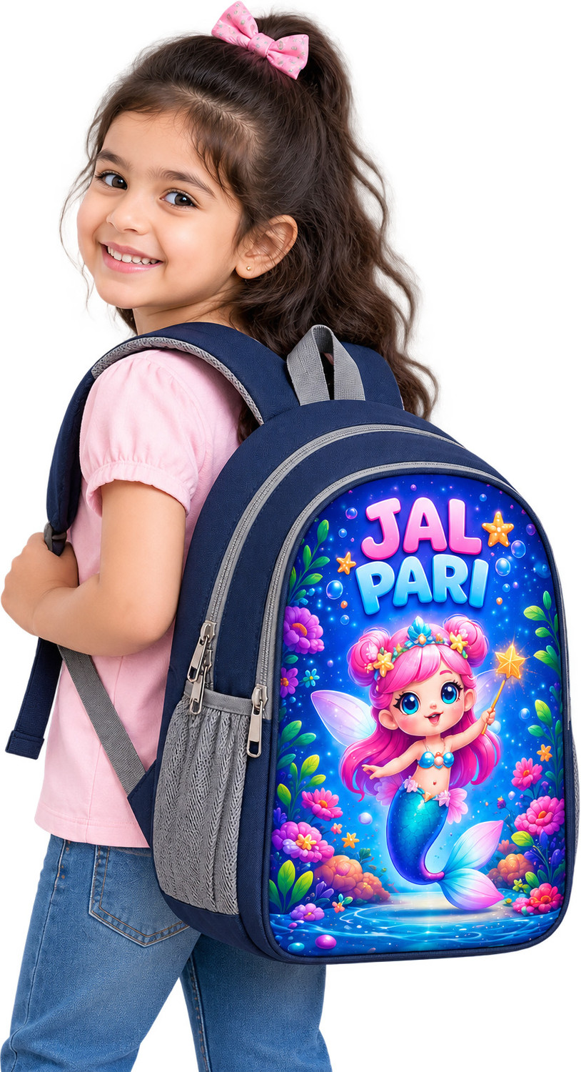 Image of RS Famous 30L School Bag Waterproof for unisex kids for class (UKG to 1st) (Red Waterproof School Bag (Red, 30 L)