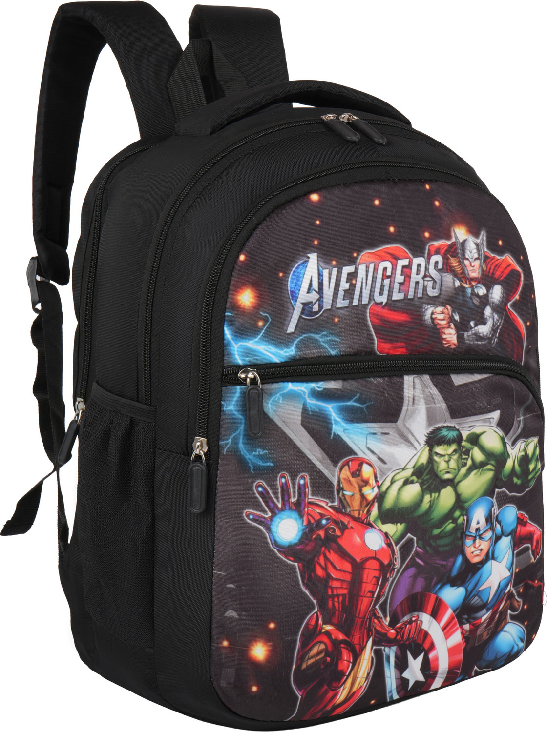 Image of jir fashion Medium 22 L Waterproof Bag 4-9 Years Waterproof School Bag (Black, 22 L)
