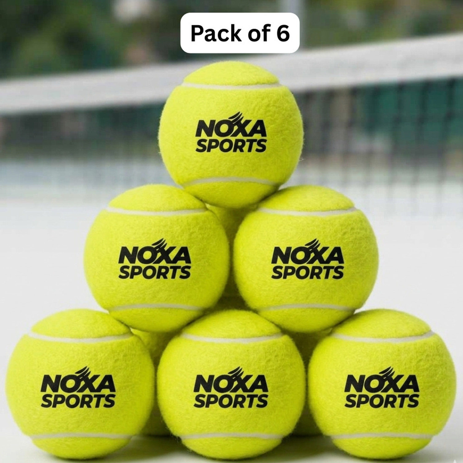 NOXA Sports Light Weight Cricket Tennis Ball - Image 1