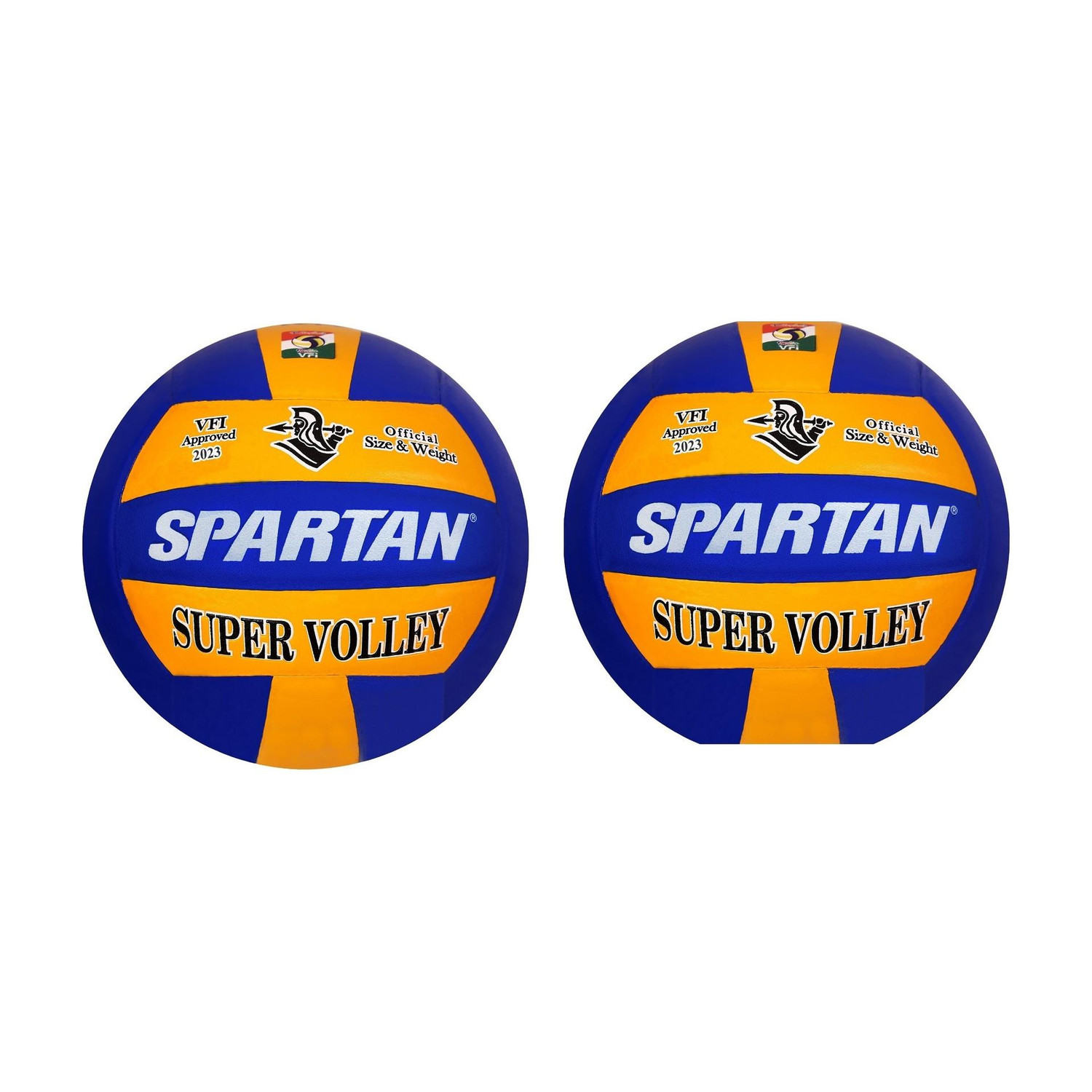 Spartan Super Volley Leather Volleyball - Size 4 - Image 1