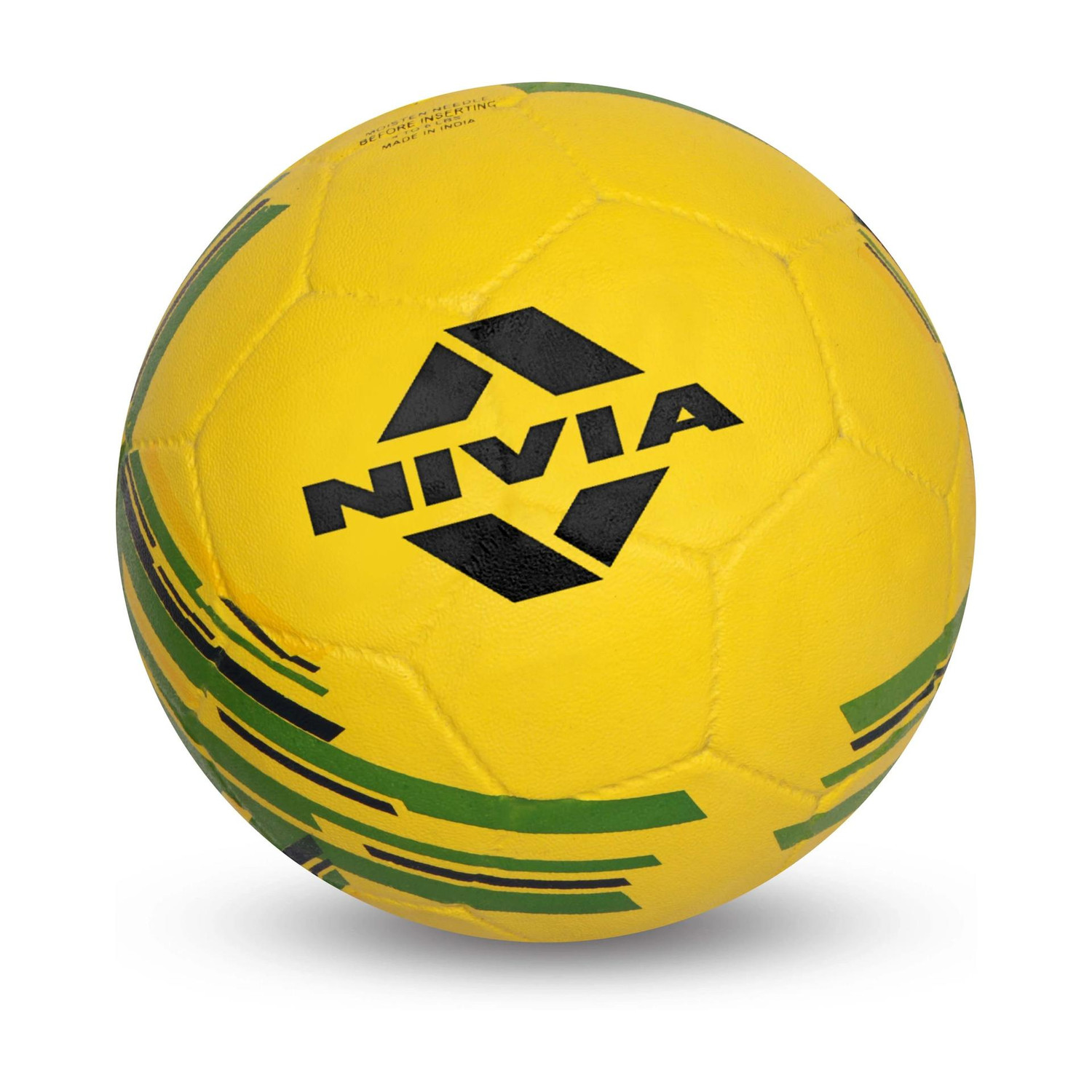 Image of HK Sports Rubber Moulded Football - Size: 5 (Standard, Pack of 1, Yellow)