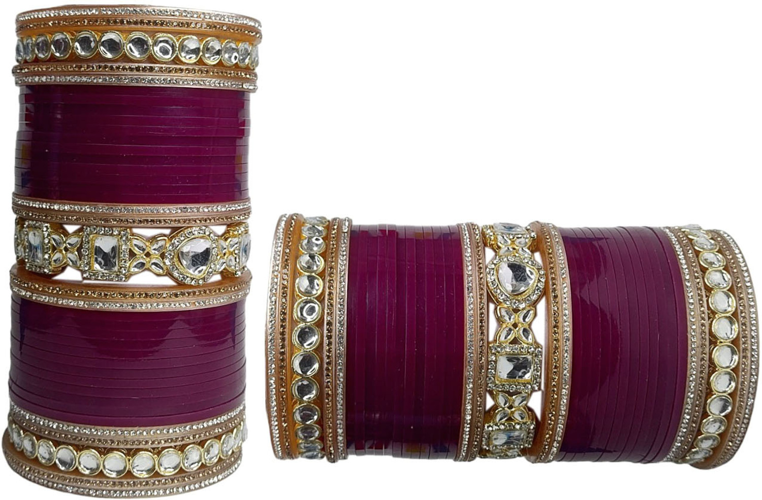 Image of oms Plastic Chudas (Pack of 10)