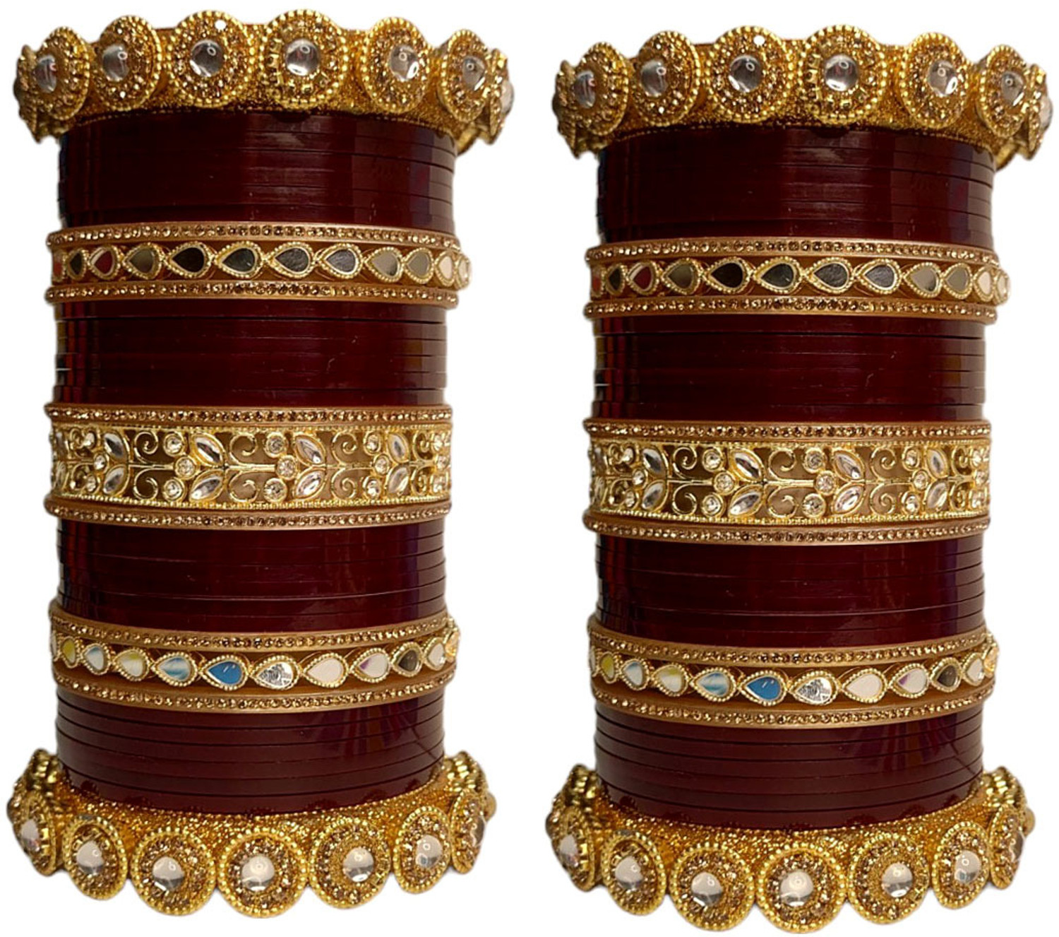 Image of oms Plastic Chudas (Pack of 10)